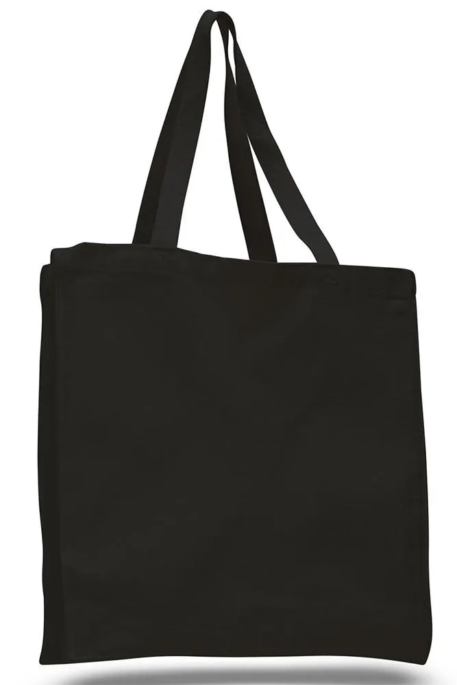 12 ct Heavy Canvas Wholesale Tote bags With Full Gusset - By Dozen