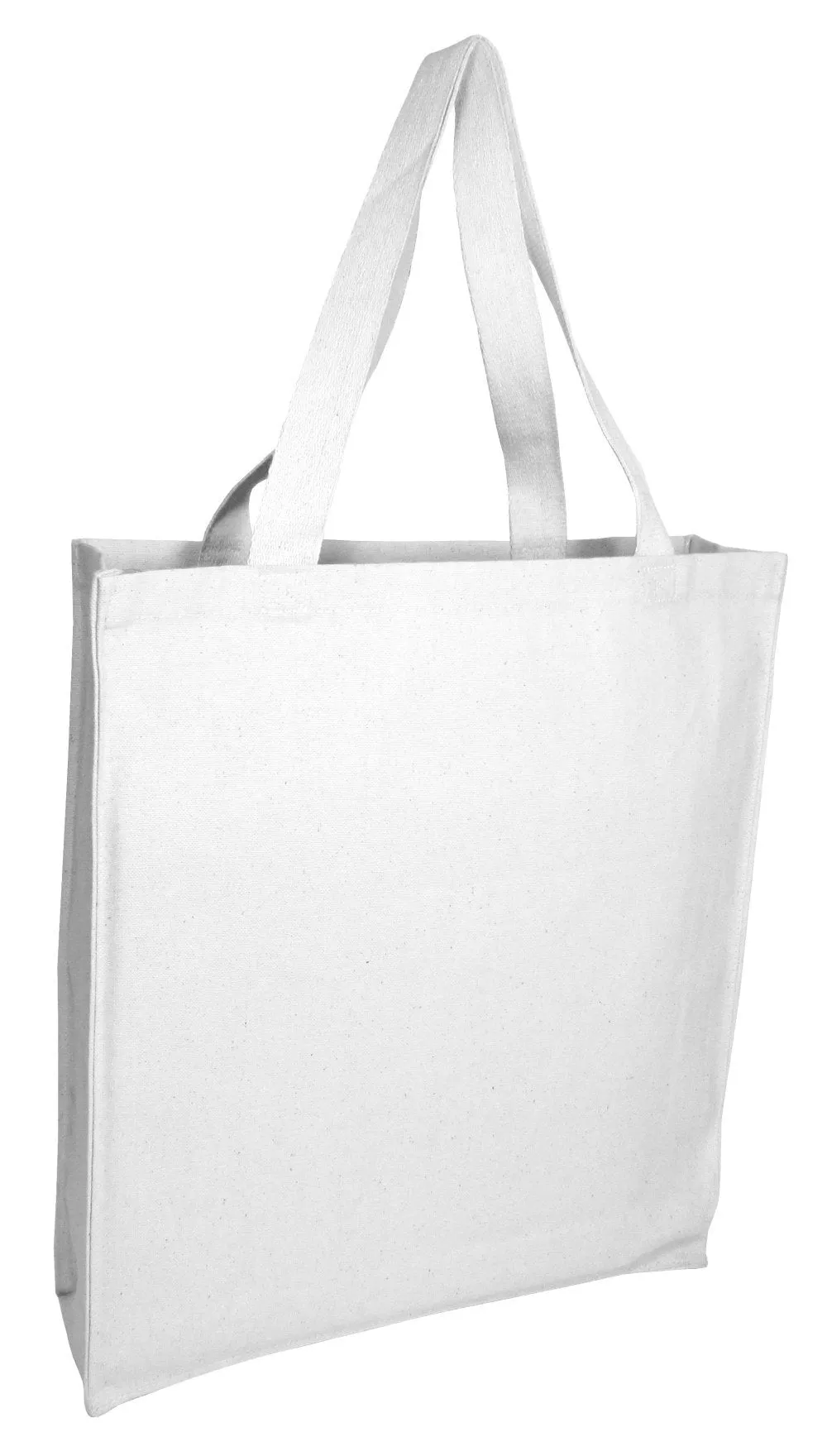 12 ct Heavy Canvas Wholesale Tote bags With Full Gusset - By Dozen