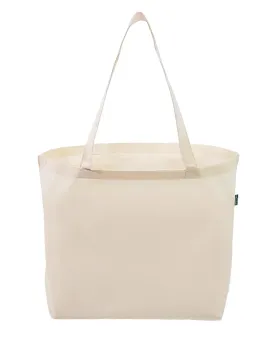 12 ct Large Organic Cotton Grocery Tote Bags - By Dozen