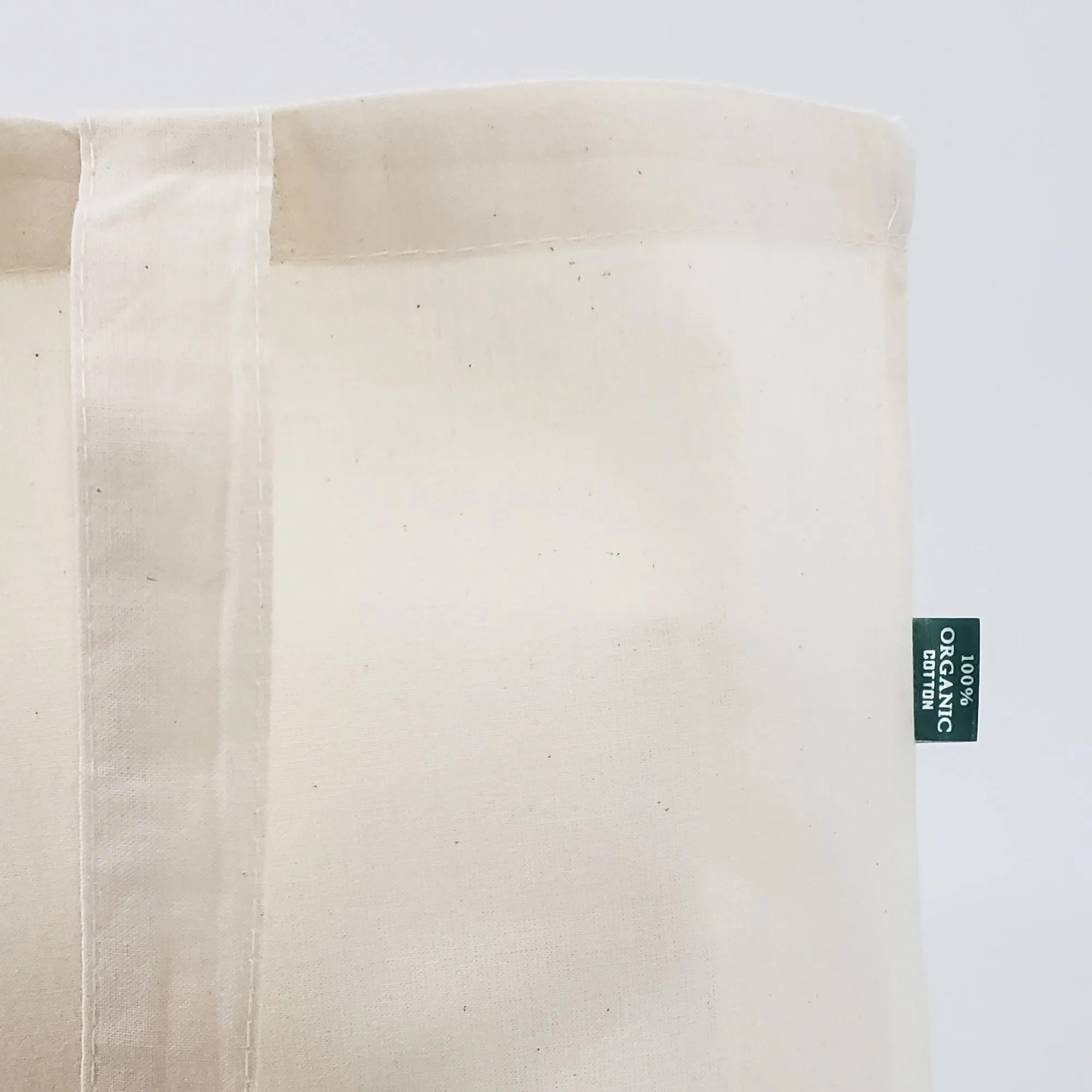 12 ct Large Organic Cotton Grocery Tote Bags - By Dozen