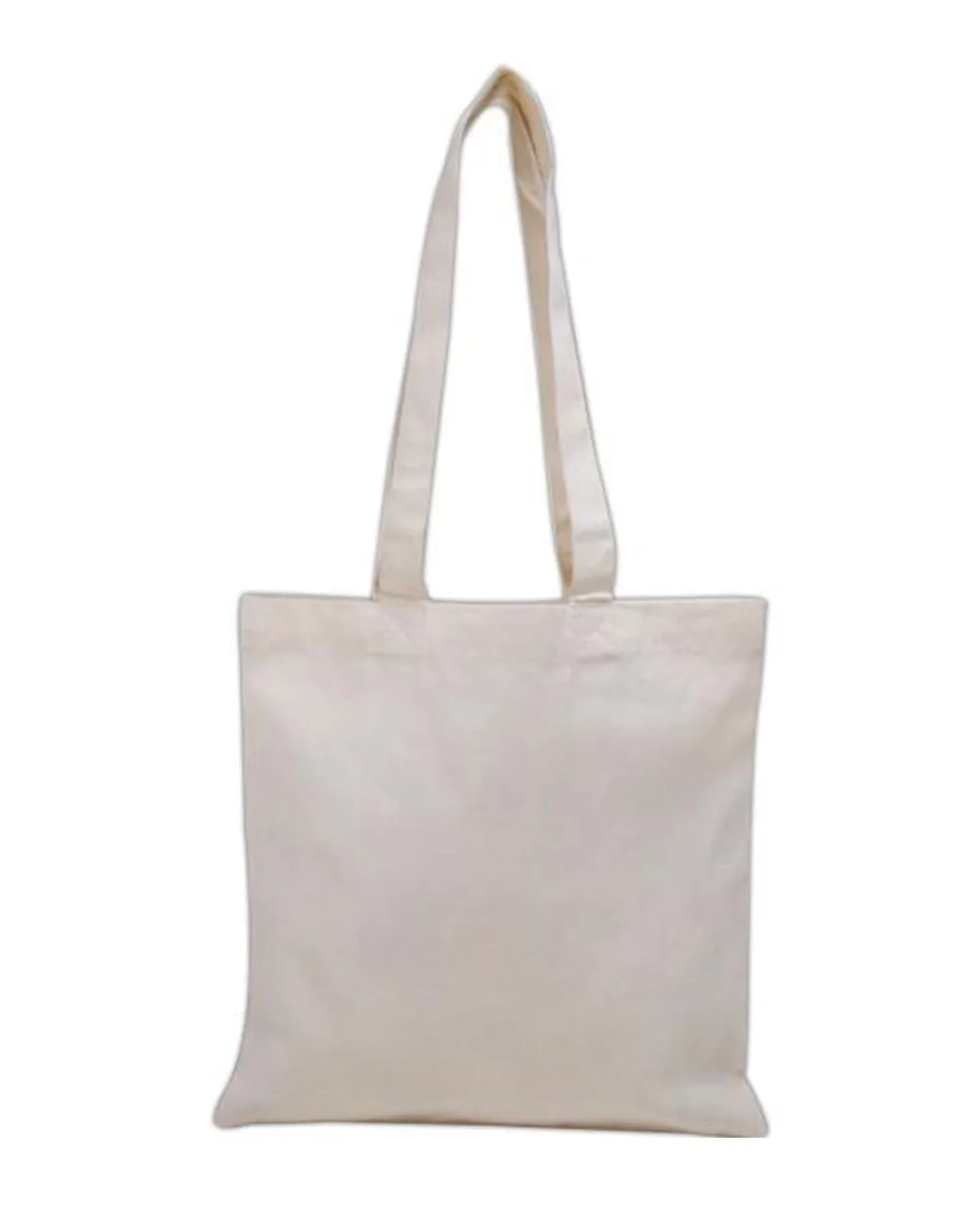 12 ct Over the Shoulder 26" Long Handle Cotton Tote Bags - By Dozen