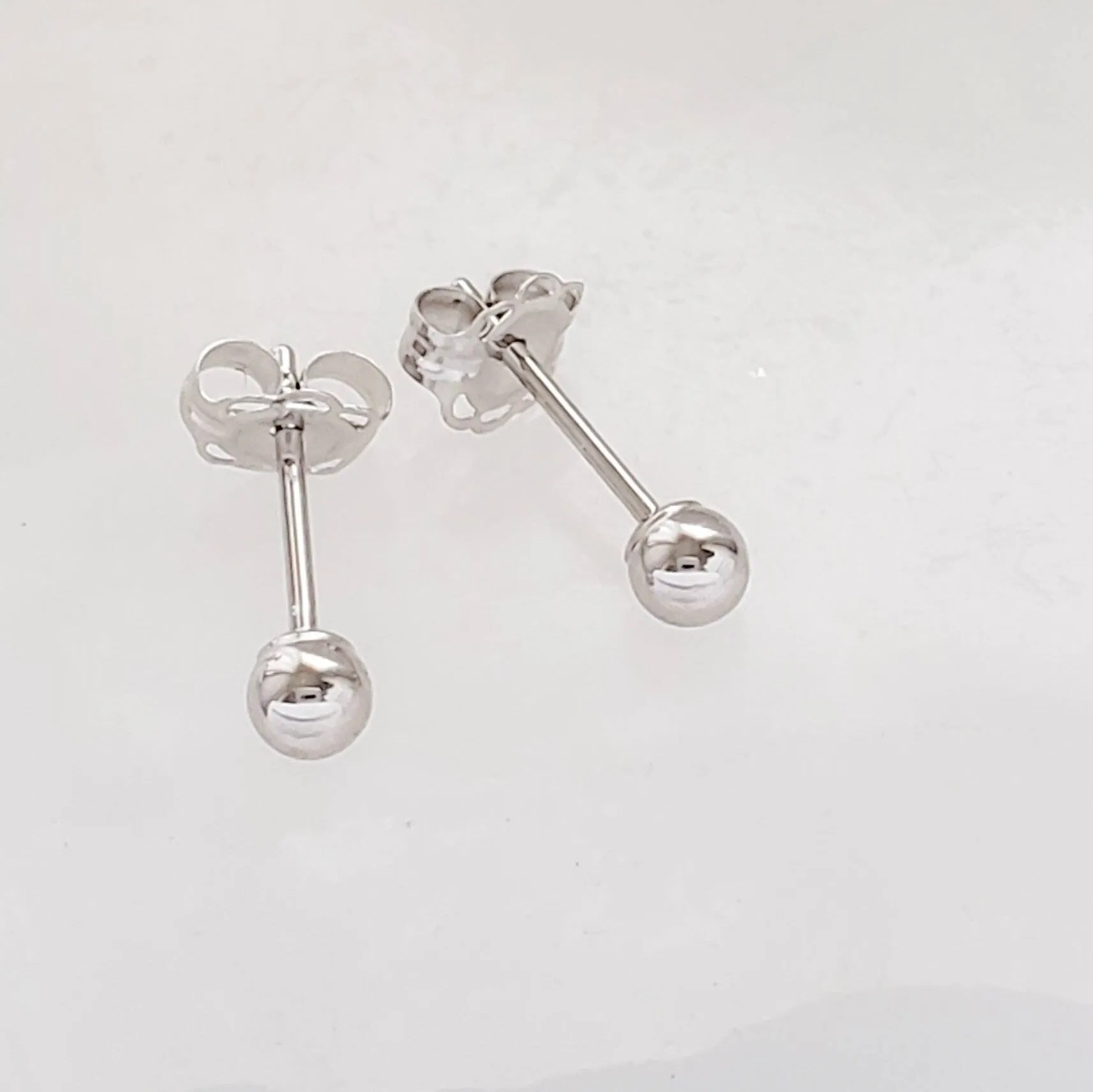 14K Gold Ball Studs