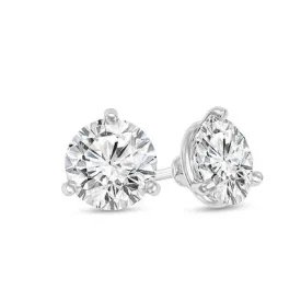 14K White Gold Diamond Martini Studs 1/4CTW