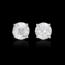 1.52-cts. Diamond Stud Earrings