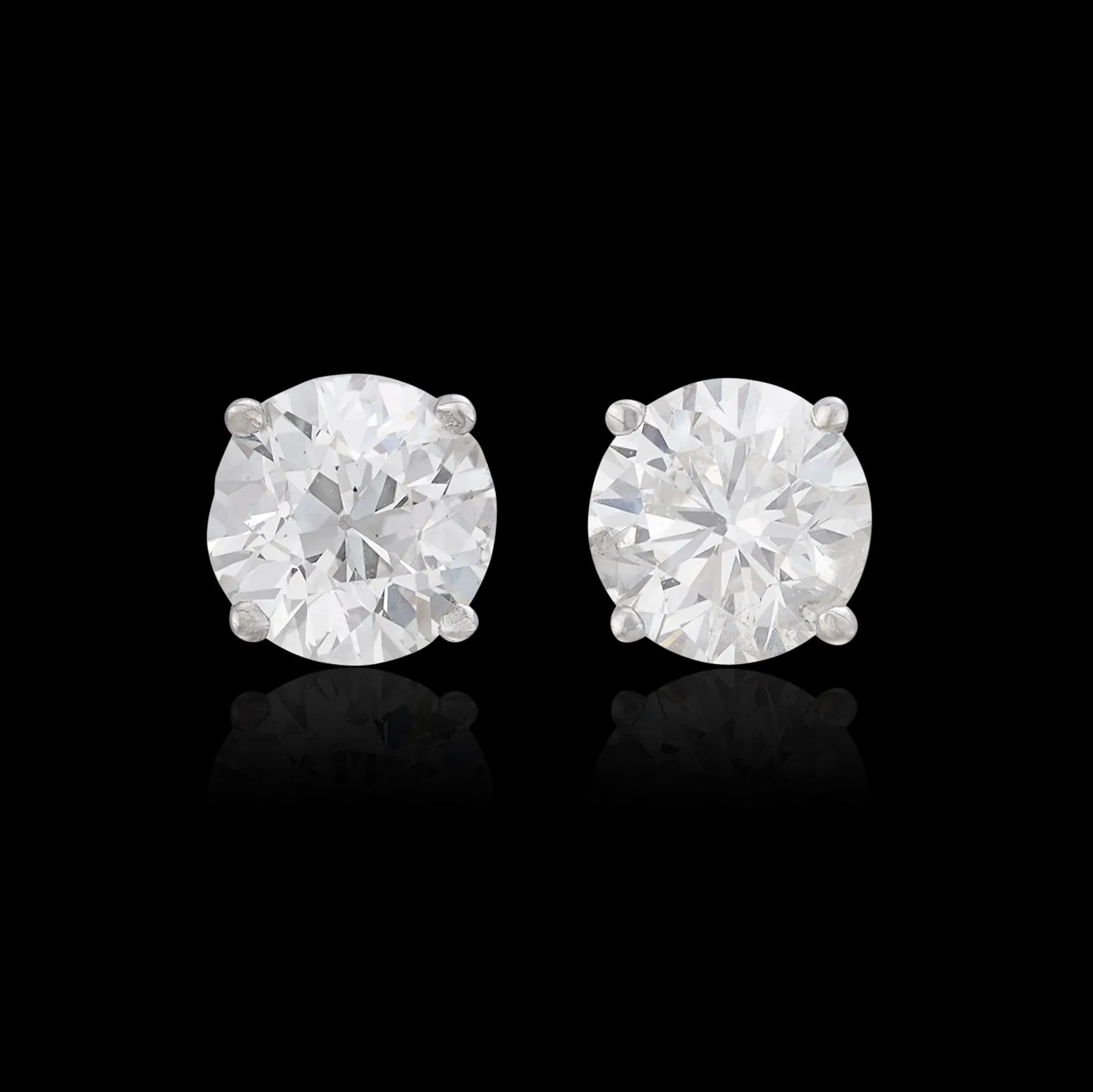 1.52-cts. Diamond Stud Earrings