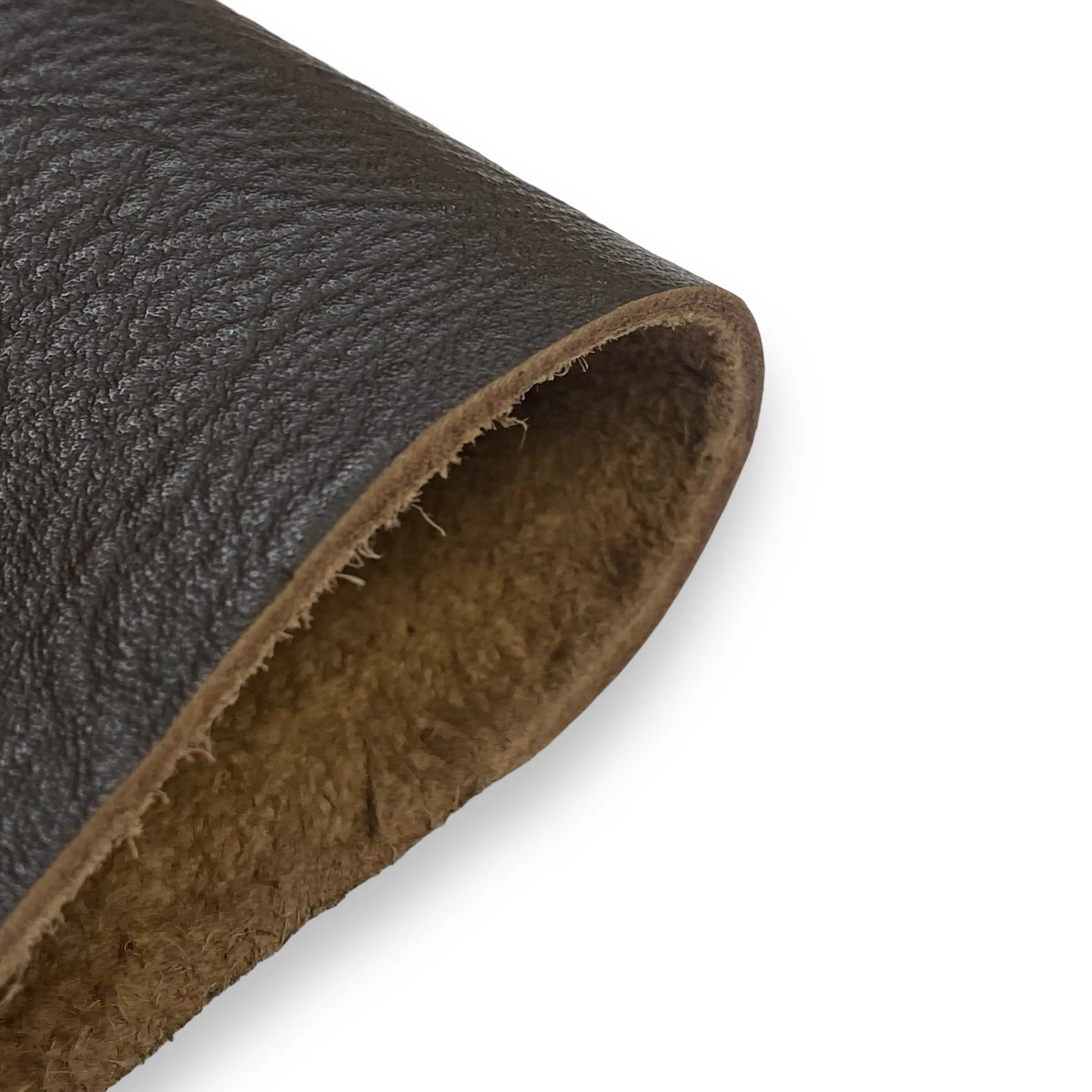 4oz (1.7mm) Cow Leather - Dark Brown (per square foot)