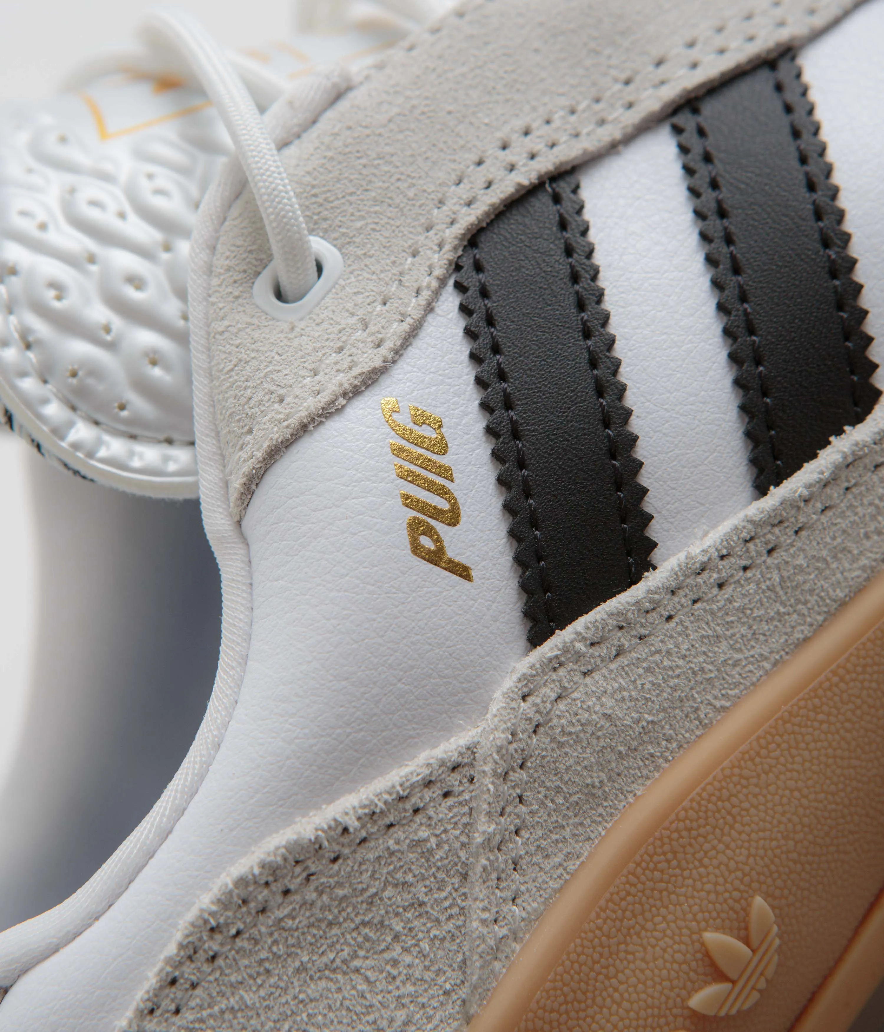 Adidas Puig Shoes - Crystal White / Core Black / Gum