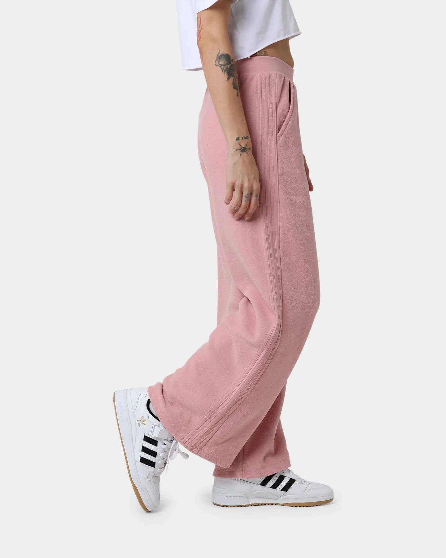 Adidas Women's Wide Leg Pants Wonder Mauve