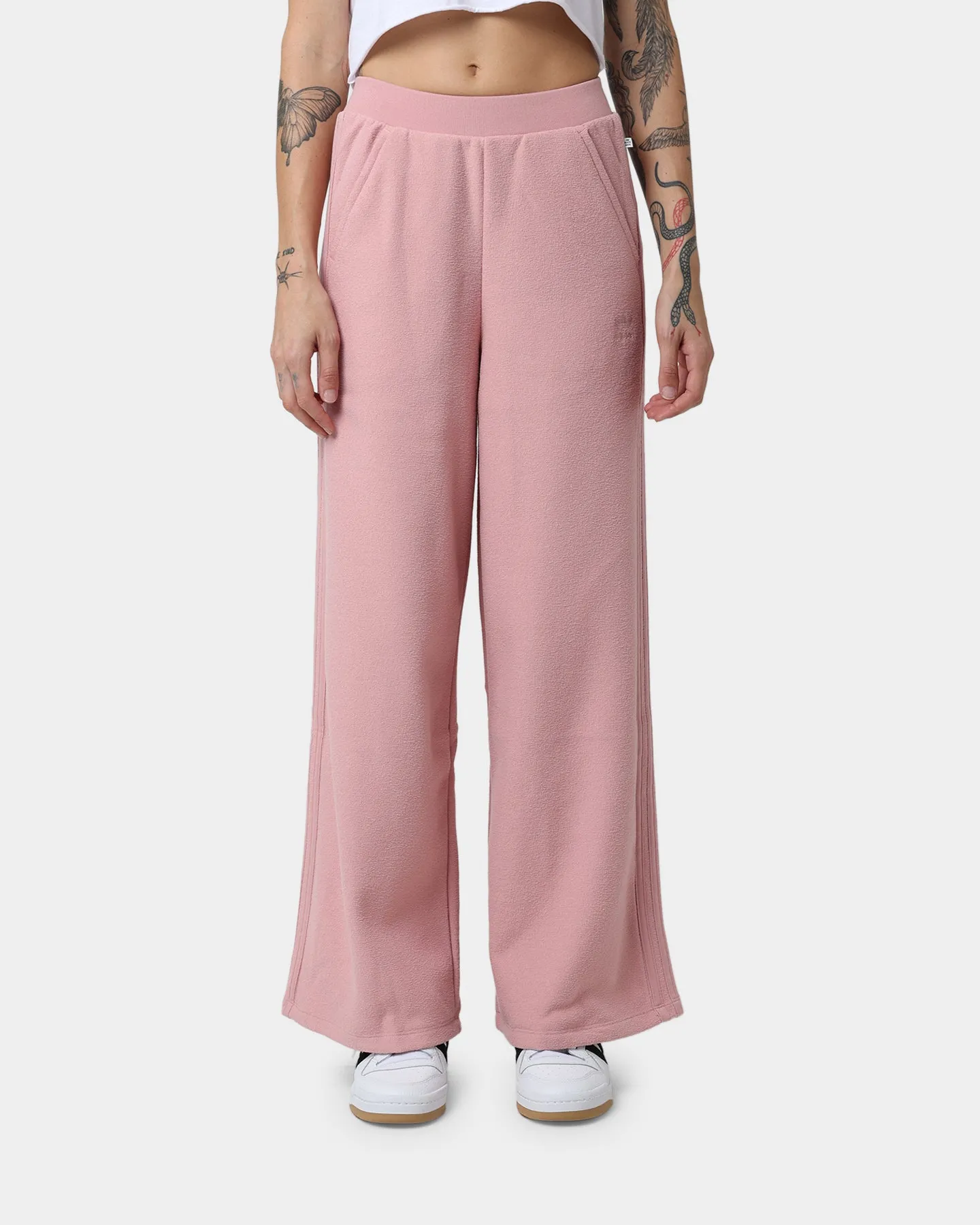 Adidas Women's Wide Leg Pants Wonder Mauve