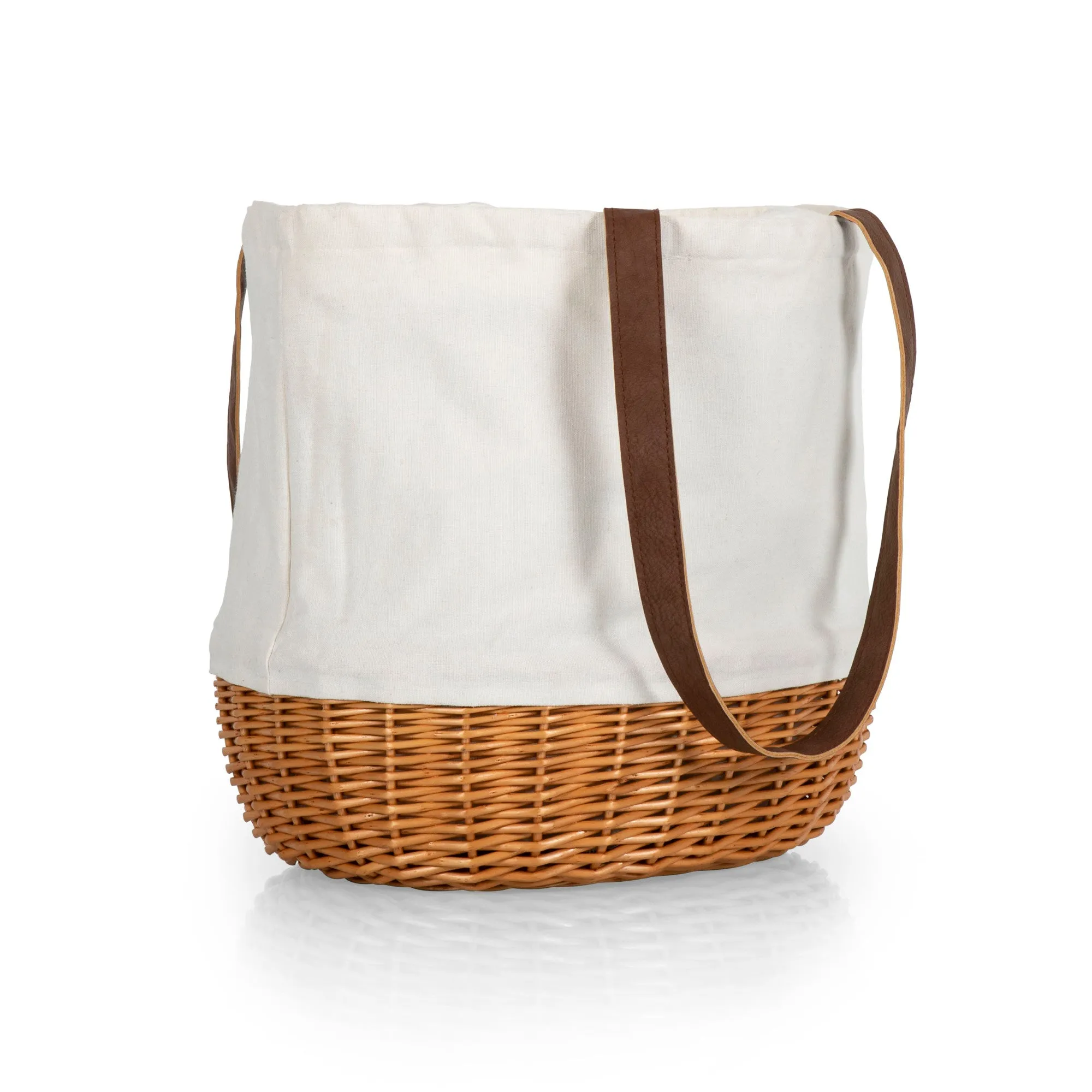 Army Black Knights - Coronado Canvas and Willow Basket Tote