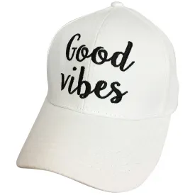 BA-2017 C.C Good Vibes White Cap