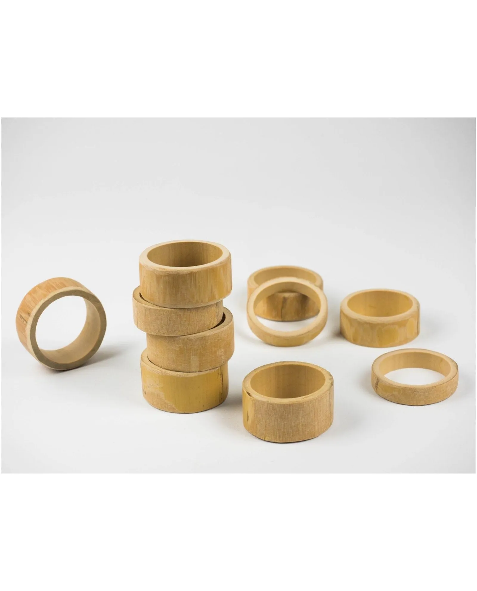 Bamboo Building & Rolling Rings - Loose Parts Play