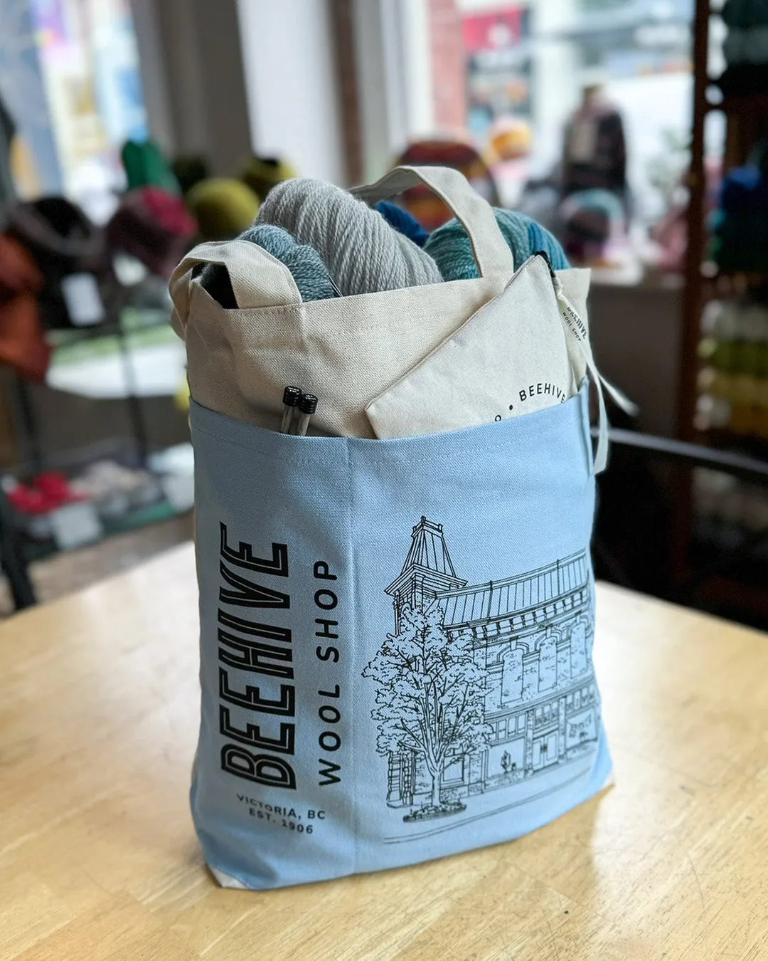 Beehive Market Tote