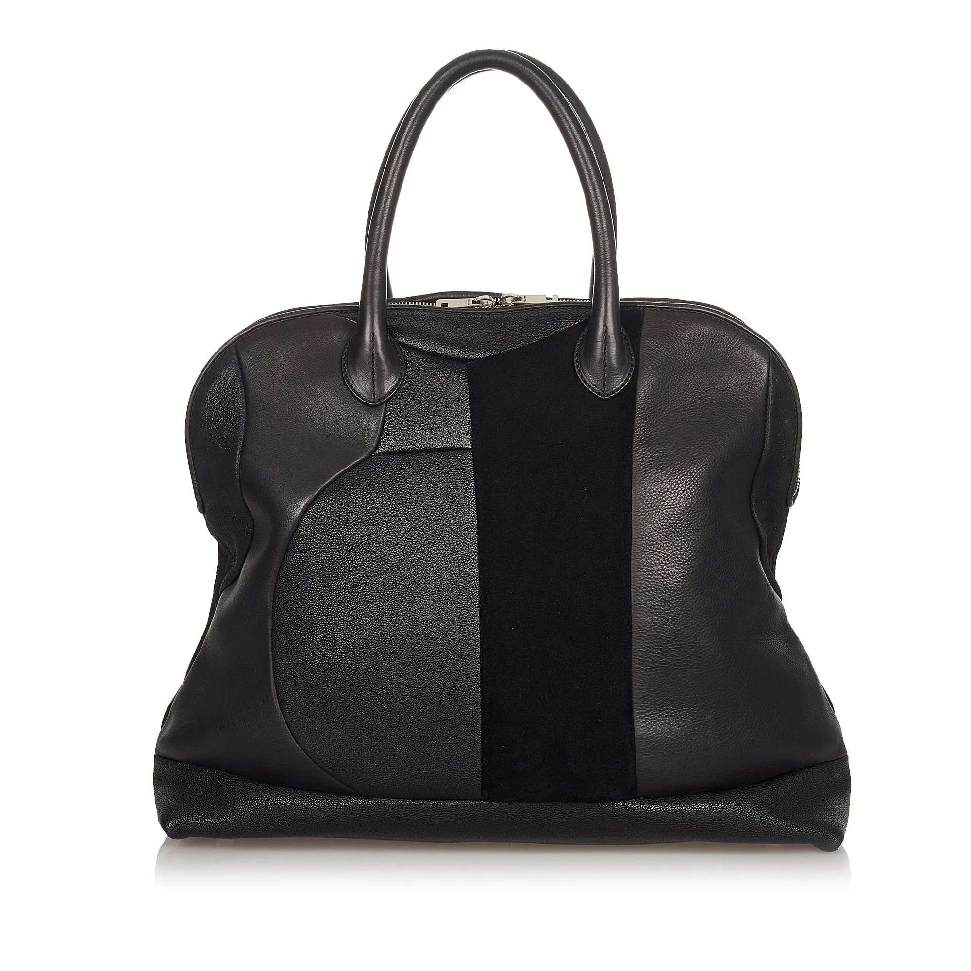 Black Celine Leather Tote Bag