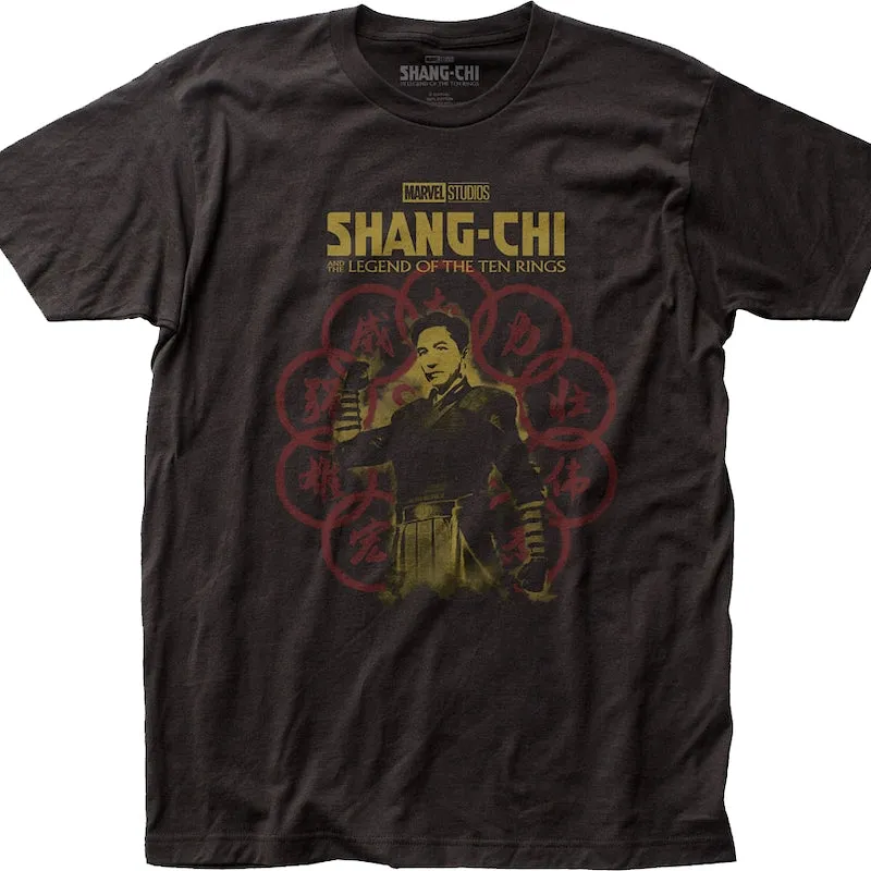 Black Sketch Shang-Chi and the Legend of the Ten Rings T-Shirt