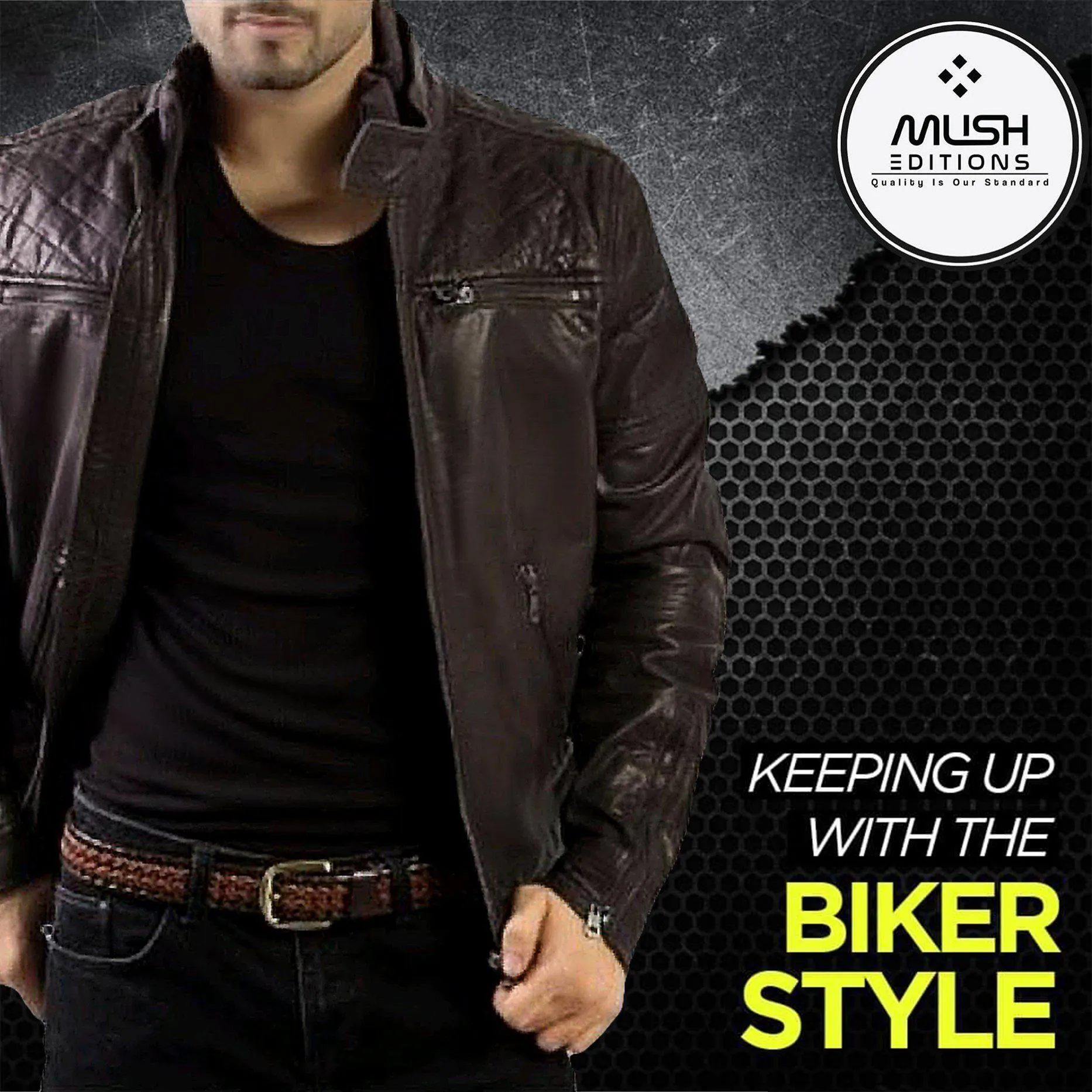 Brown Lambskin Distressed Filipo Leather Jacket