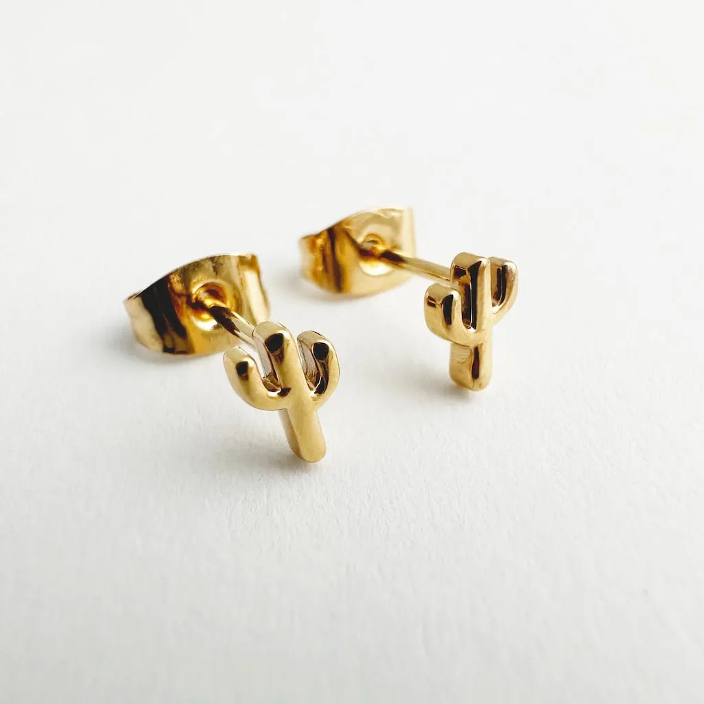 Cactus Stud Earrings