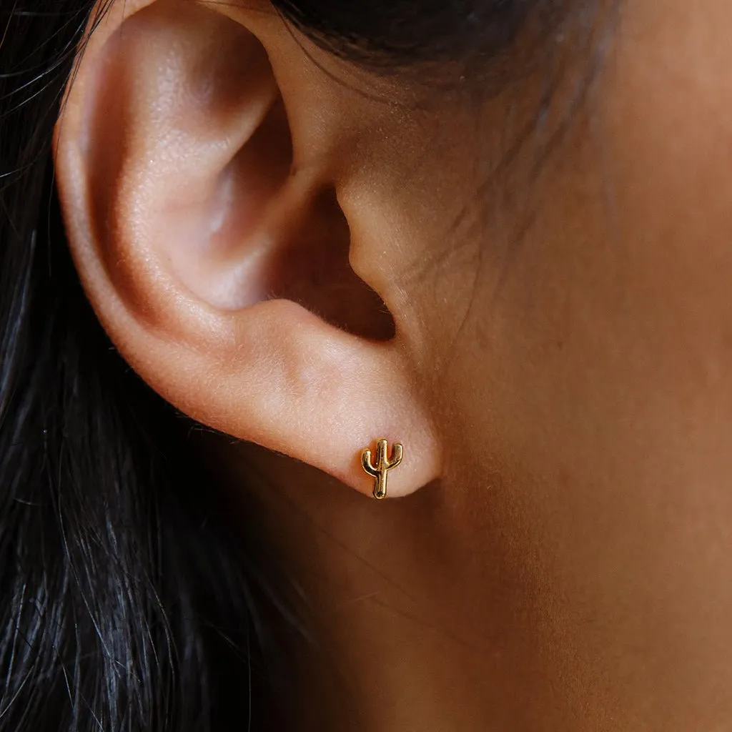 Cactus Stud Earrings