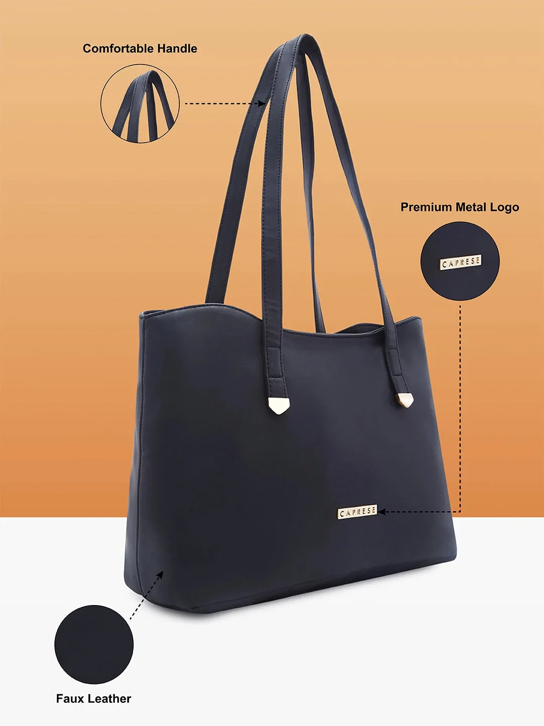 Caprese Romea Tote Medium Black