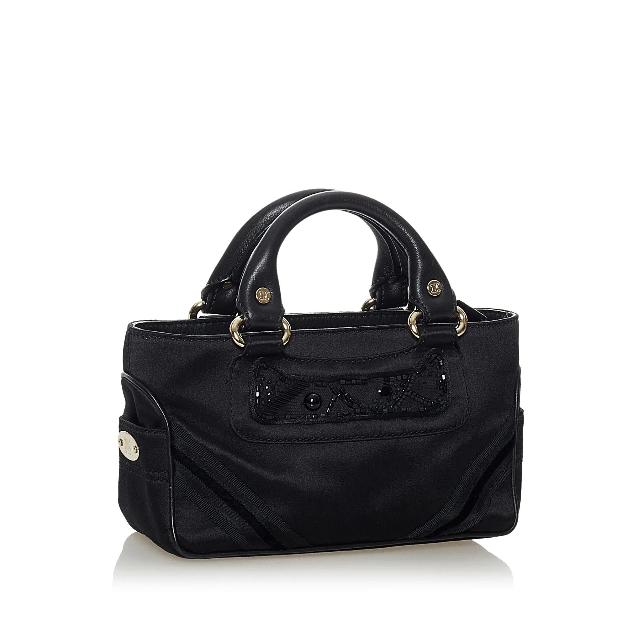 Celine Boogie Canvas Handbag (SHG-28170)