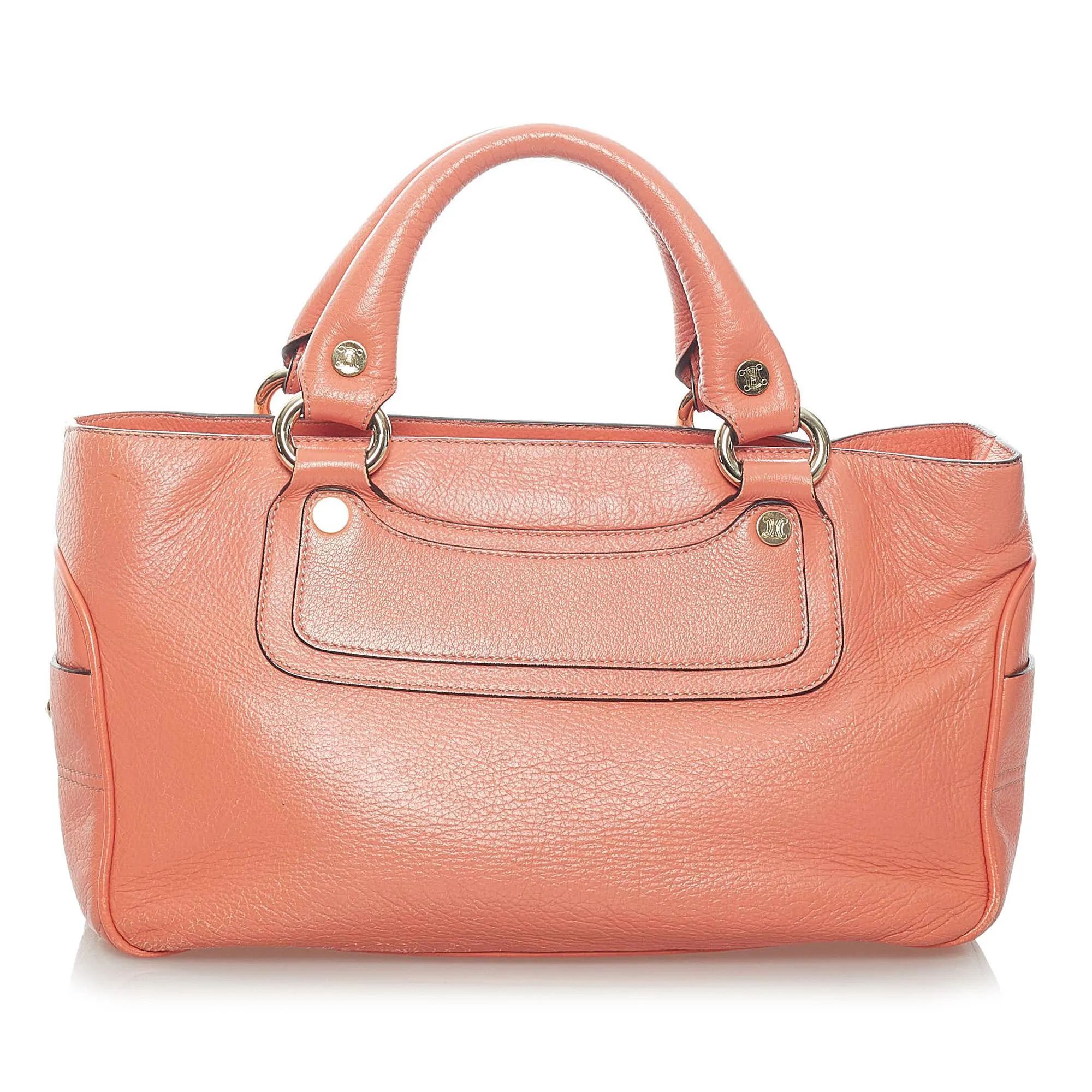 Celine Boogie Leather Handbag (SHG-Pv37Zr)