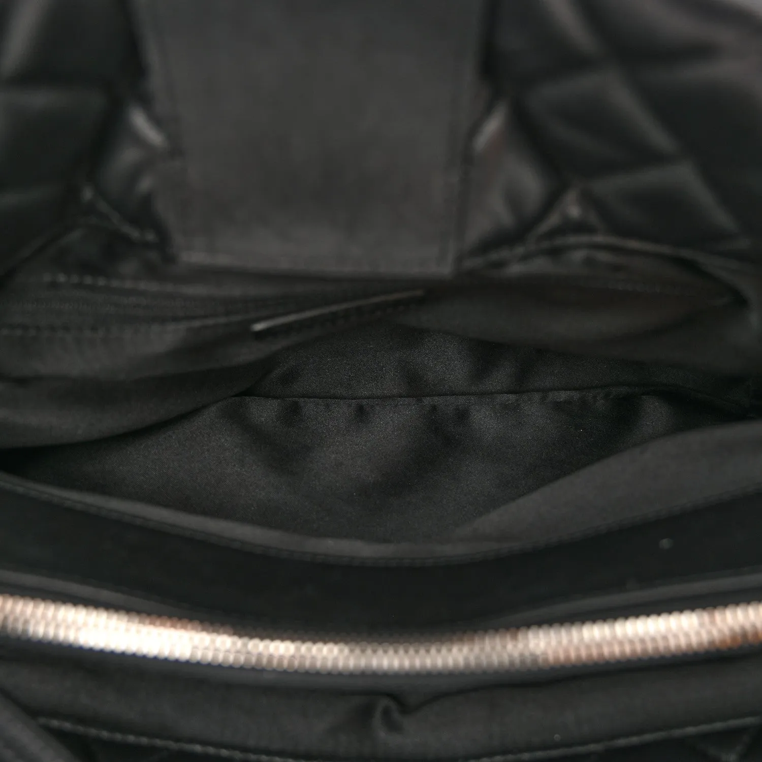 Chanel Lambskin Quilted 7 Tote Black