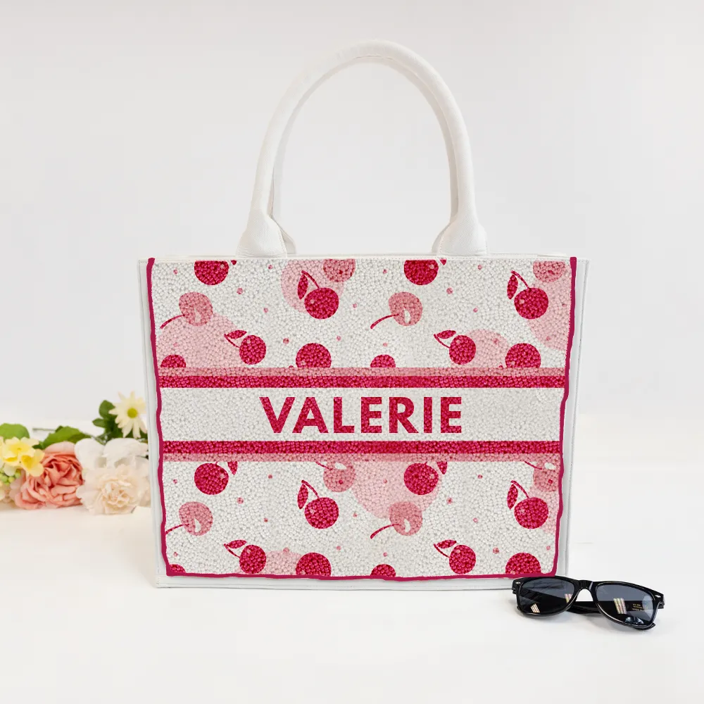 Custom Cherry Tote Bag