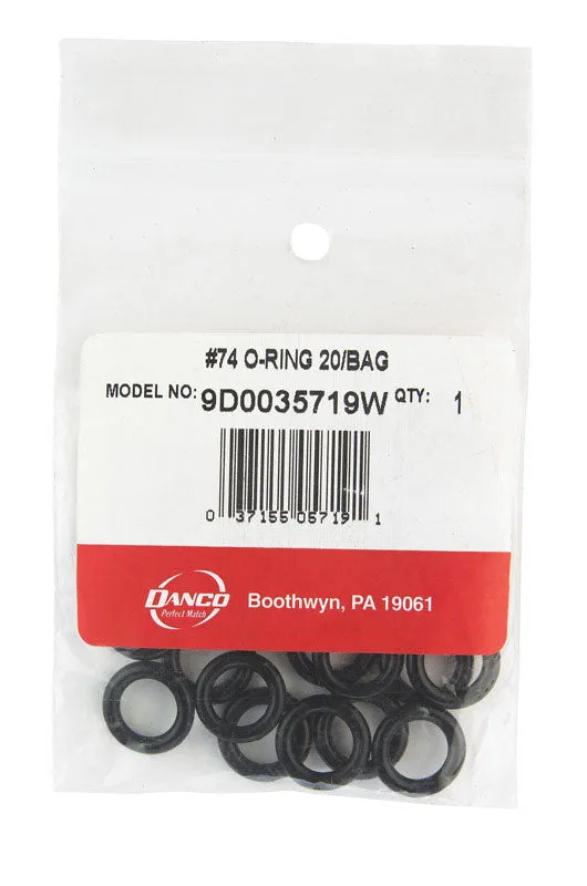 Danco 3/8 in. D X 5/8 in. D Rubber O-Ring 20 pk