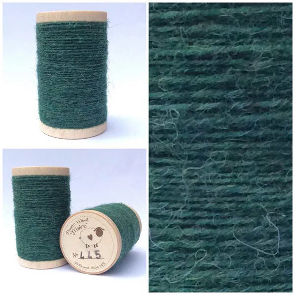 EVERGREEN Hand Dyed Wool Bundle for Wool Applique and Rug Hooking