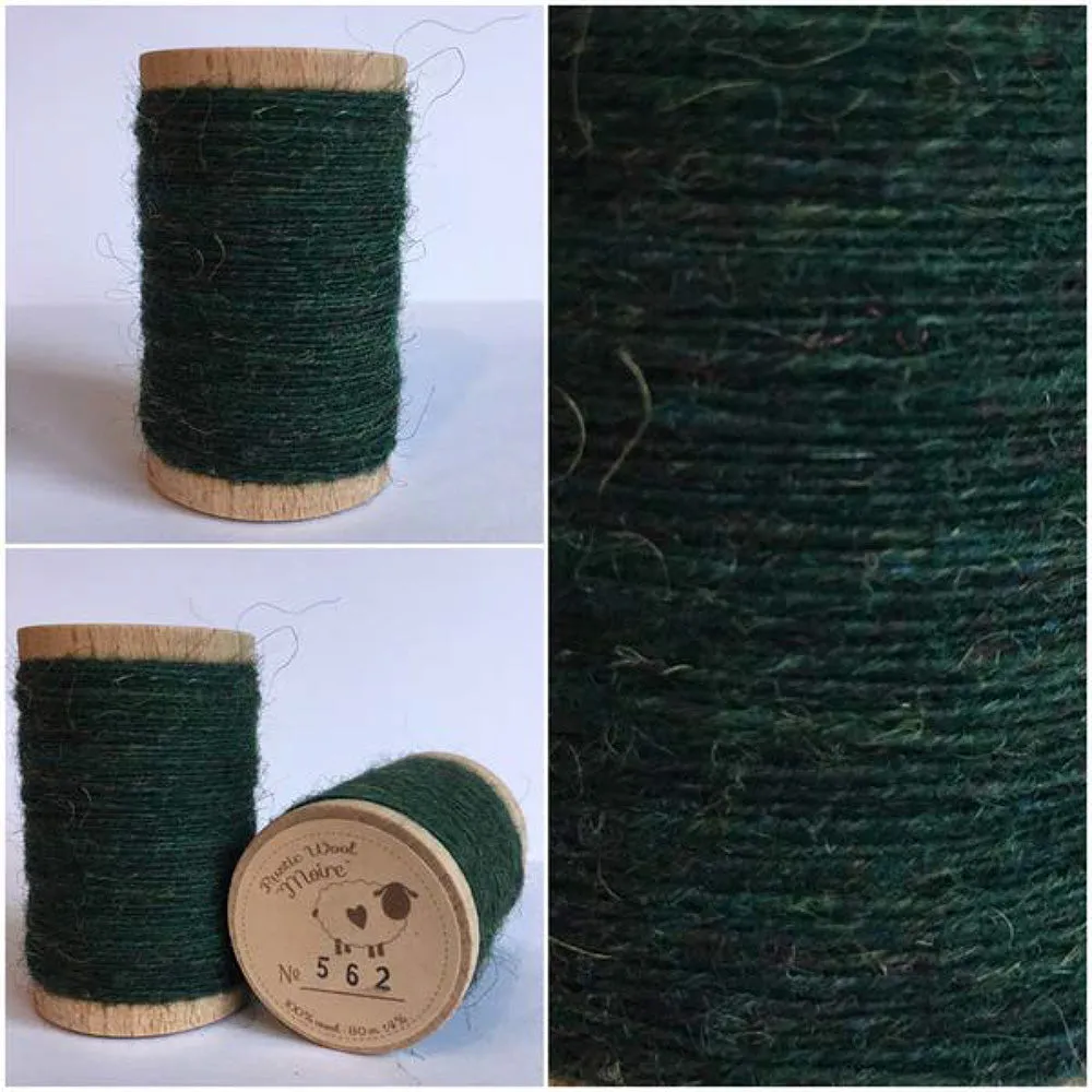 EVERGREEN Hand Dyed Wool Bundle for Wool Applique and Rug Hooking