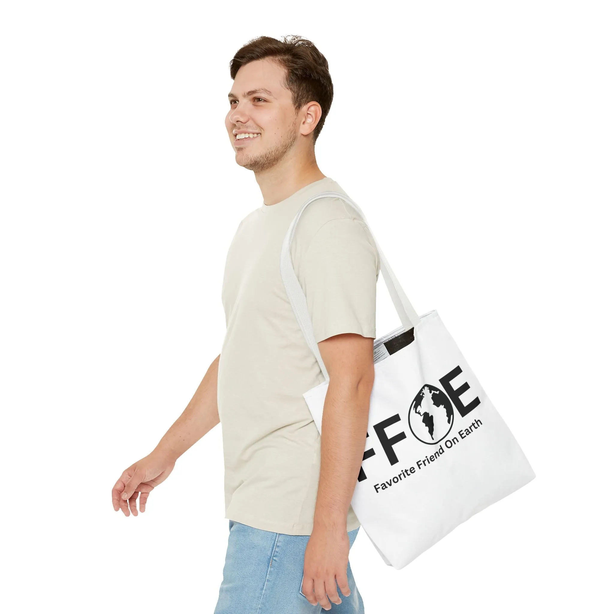 Favorite Friend On Earth (FFOE) Tote Bag - Custom Printed Stylish and Functional Tote