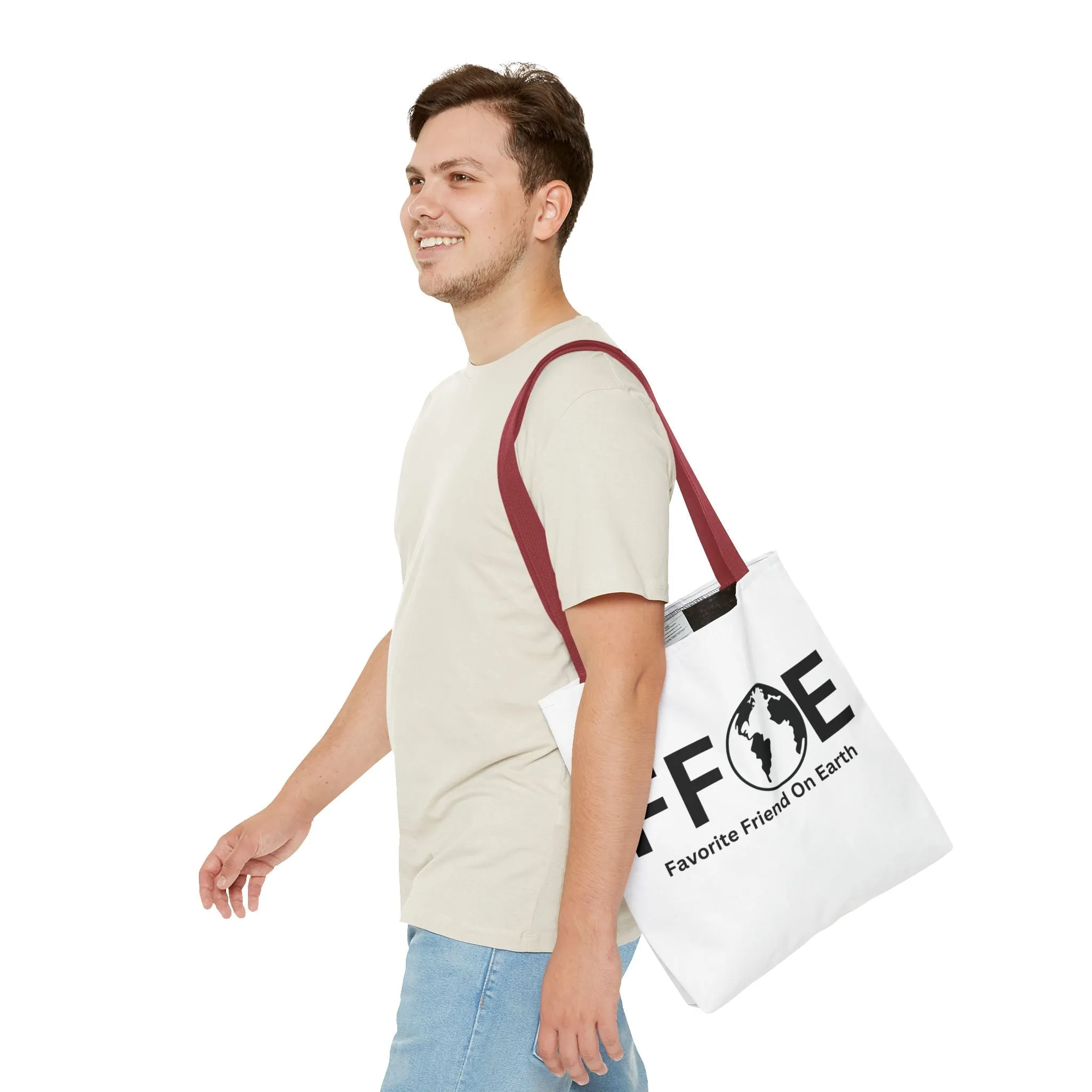 Favorite Friend On Earth (FFOE) Tote Bag - Custom Printed Stylish and Functional Tote