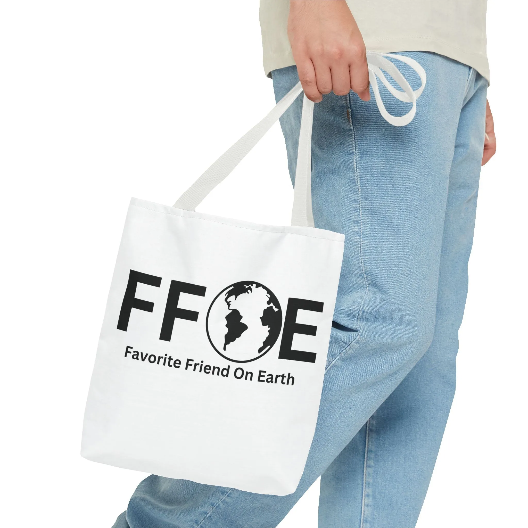 Favorite Friend On Earth (FFOE) Tote Bag - Custom Printed Stylish and Functional Tote