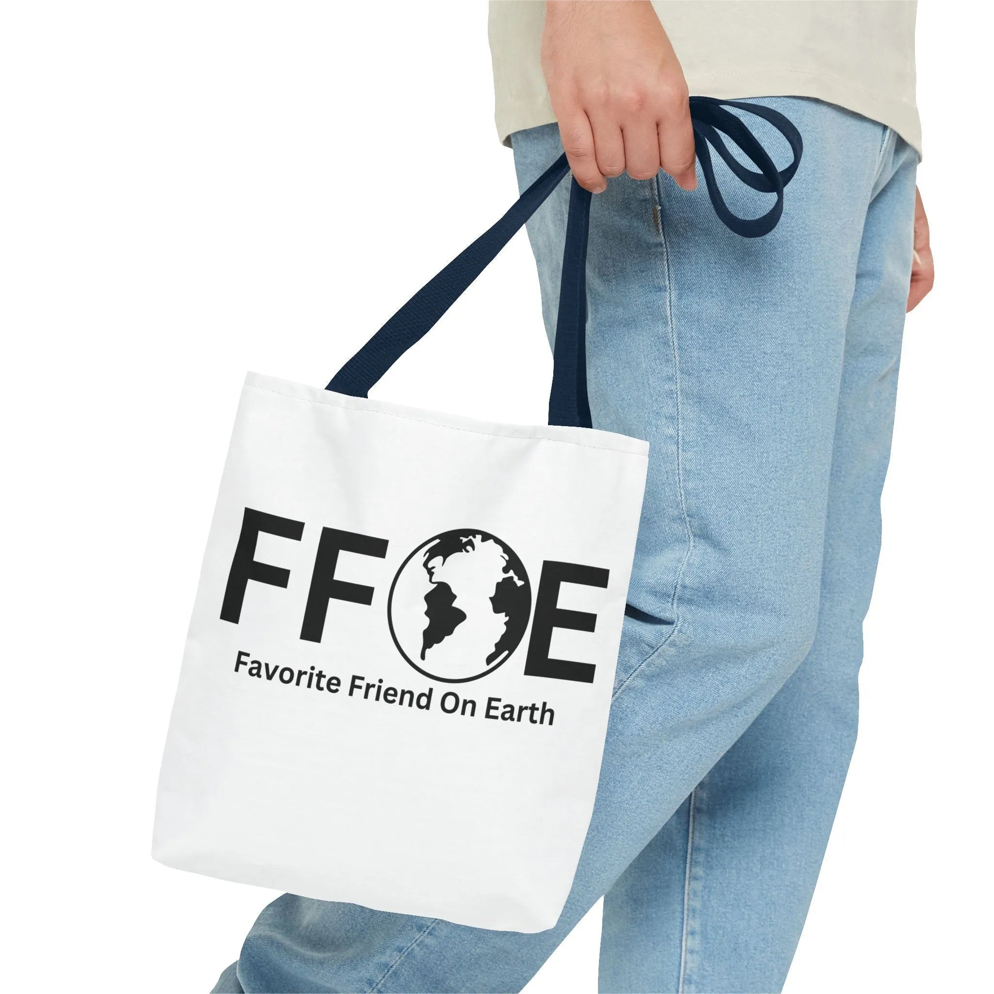 Favorite Friend On Earth (FFOE) Tote Bag - Custom Printed Stylish and Functional Tote