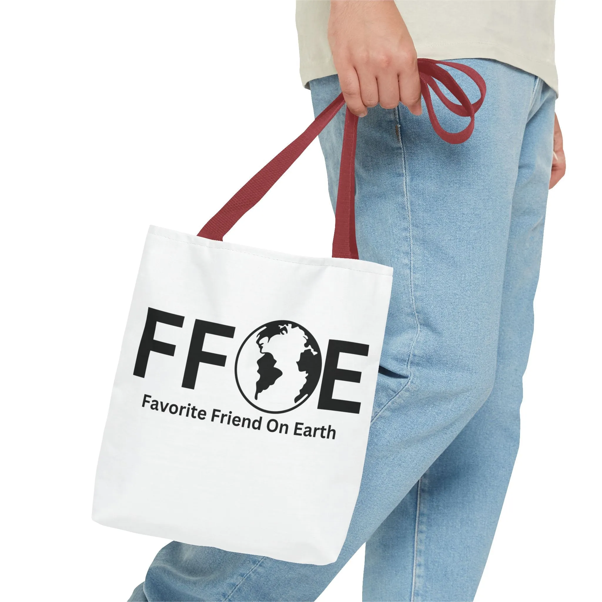 Favorite Friend On Earth (FFOE) Tote Bag - Custom Printed Stylish and Functional Tote