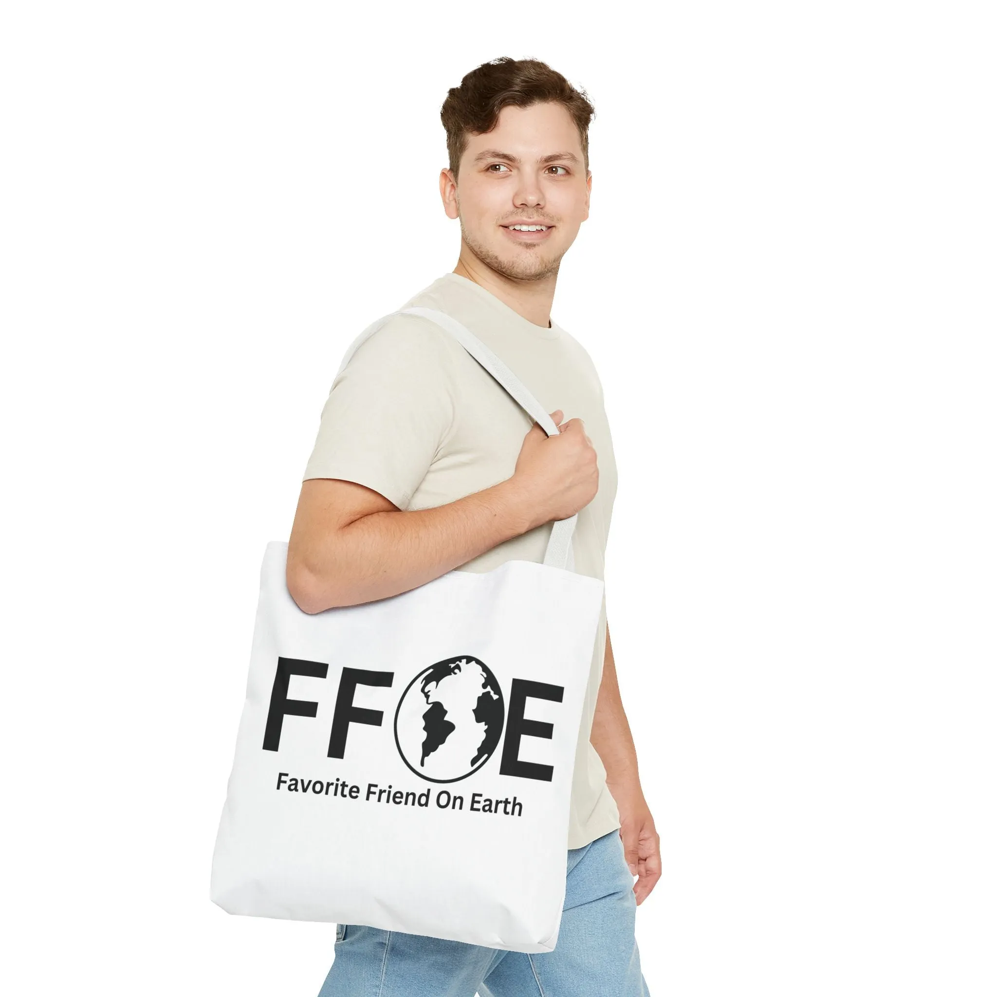 Favorite Friend On Earth (FFOE) Tote Bag - Custom Printed Stylish and Functional Tote