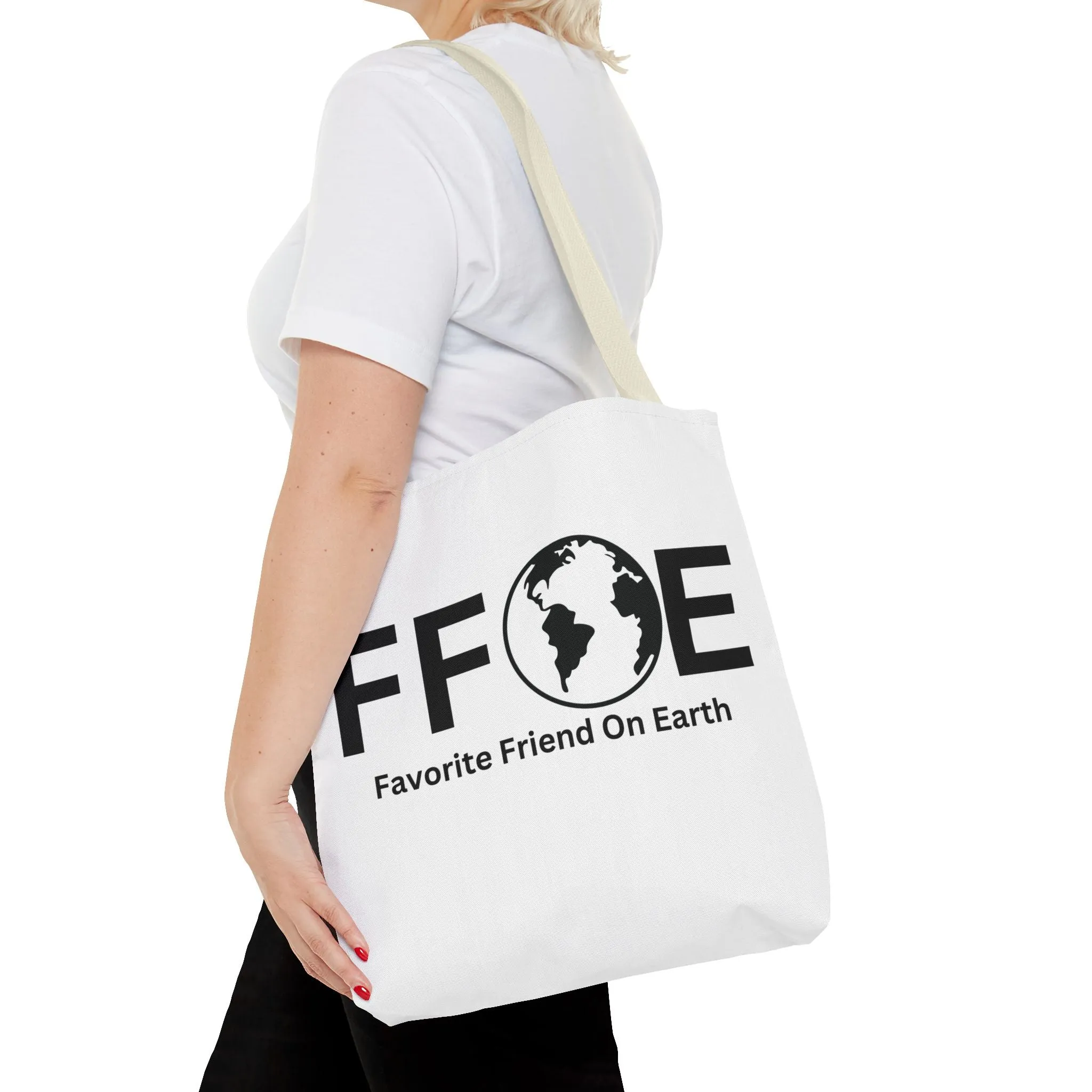 Favorite Friend On Earth (FFOE) Tote Bag - Custom Printed Stylish and Functional Tote