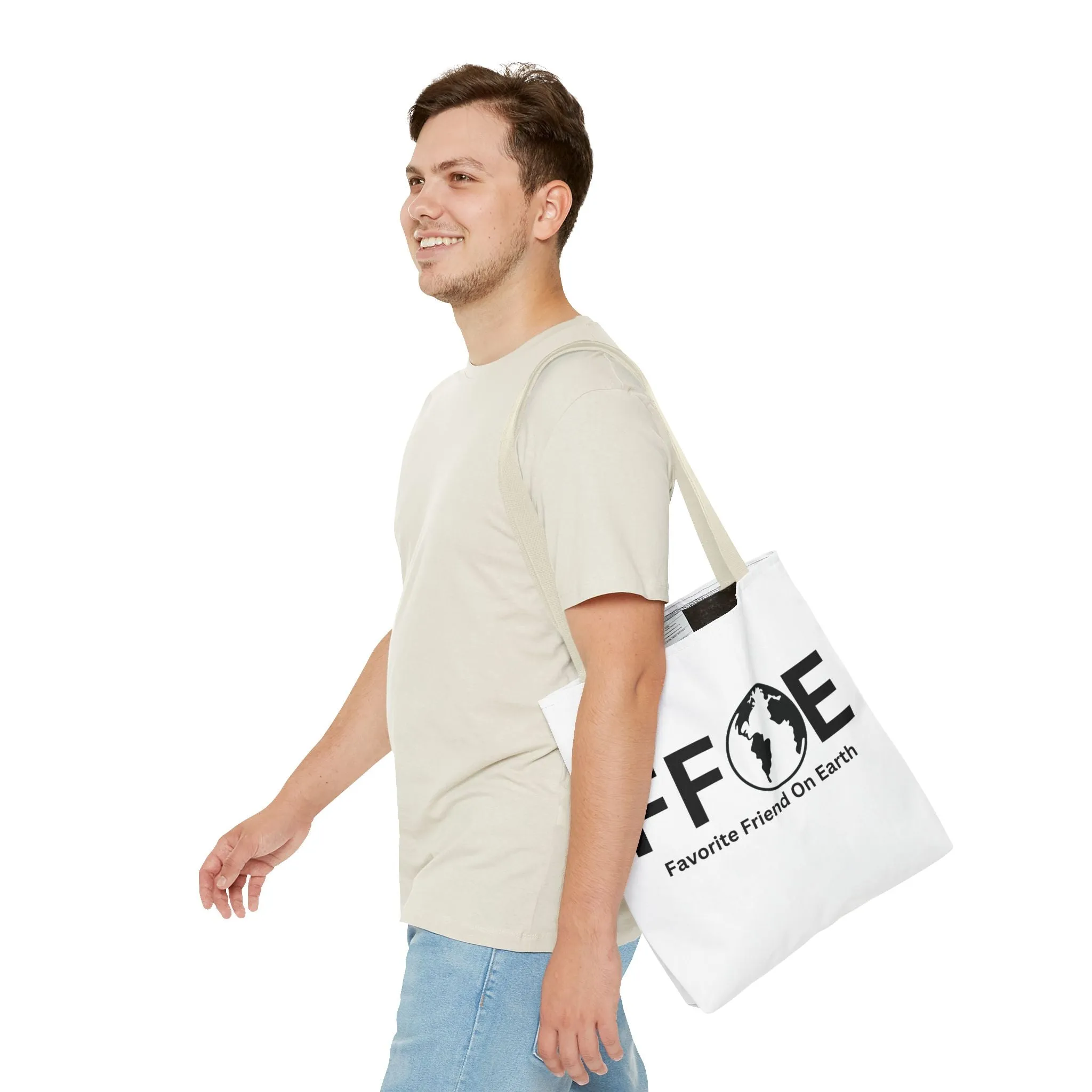 Favorite Friend On Earth (FFOE) Tote Bag - Custom Printed Stylish and Functional Tote