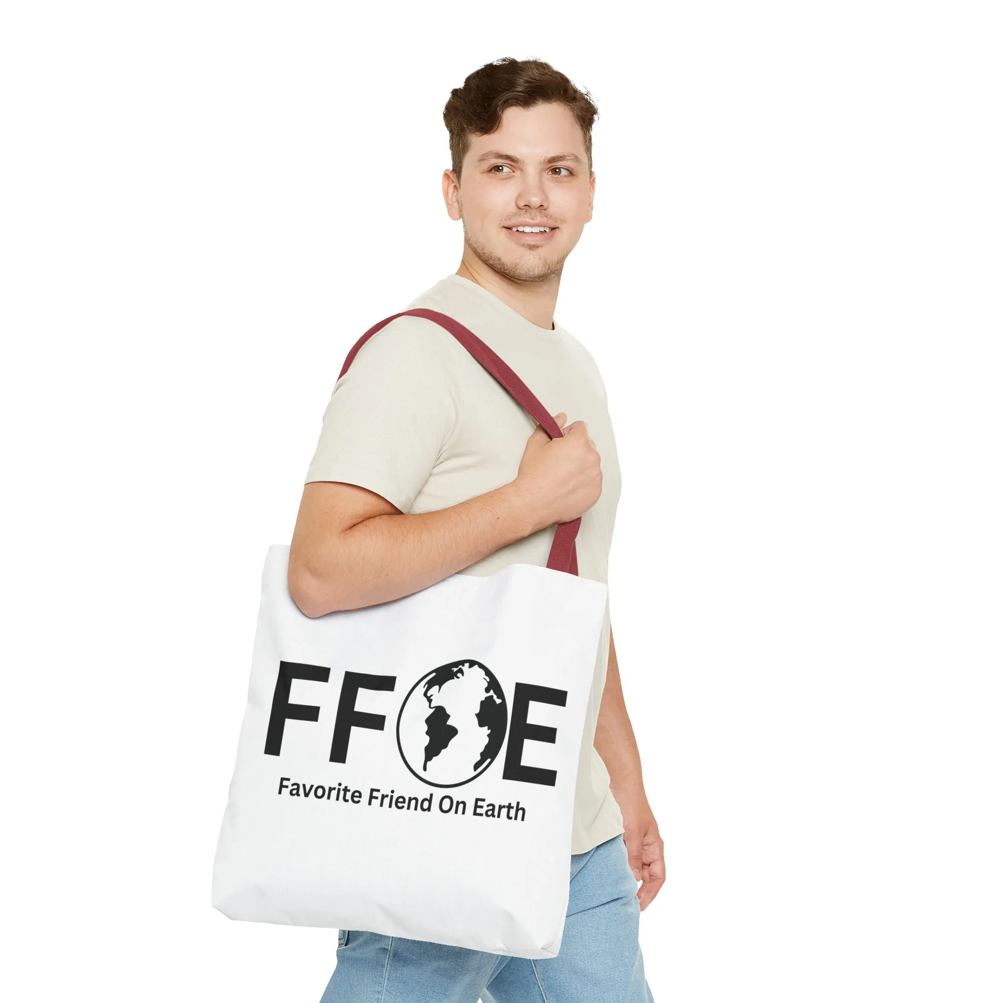 Favorite Friend On Earth (FFOE) Tote Bag - Custom Printed Stylish and Functional Tote