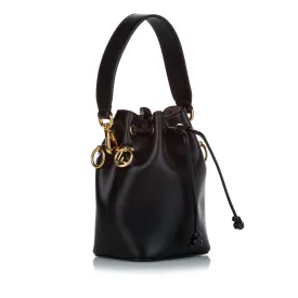 Fendi Mini Mon Tresor Leather Bucket Bag (SHG-37091)