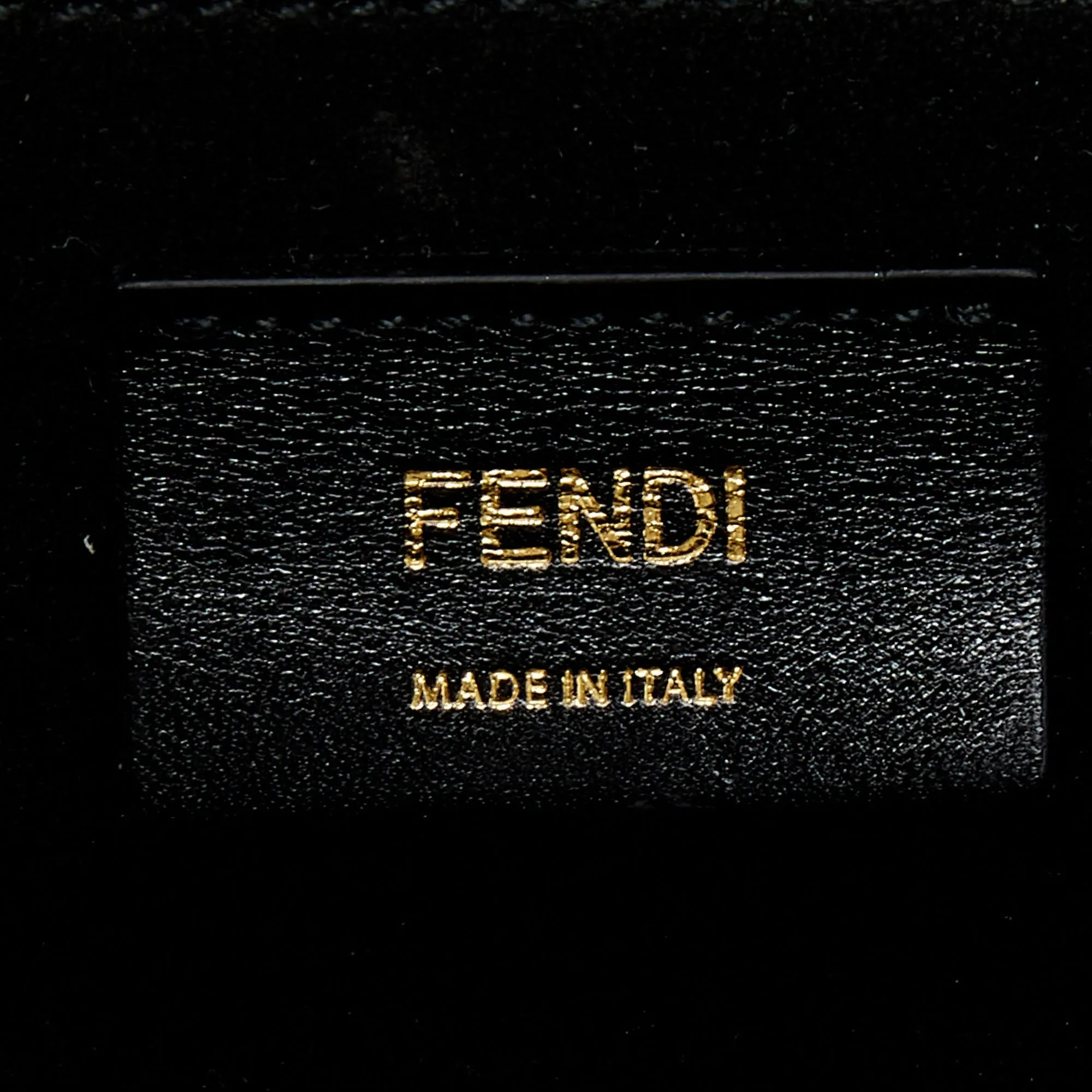 FENDI Old Rose Leather Horizontal Crossbody Bag