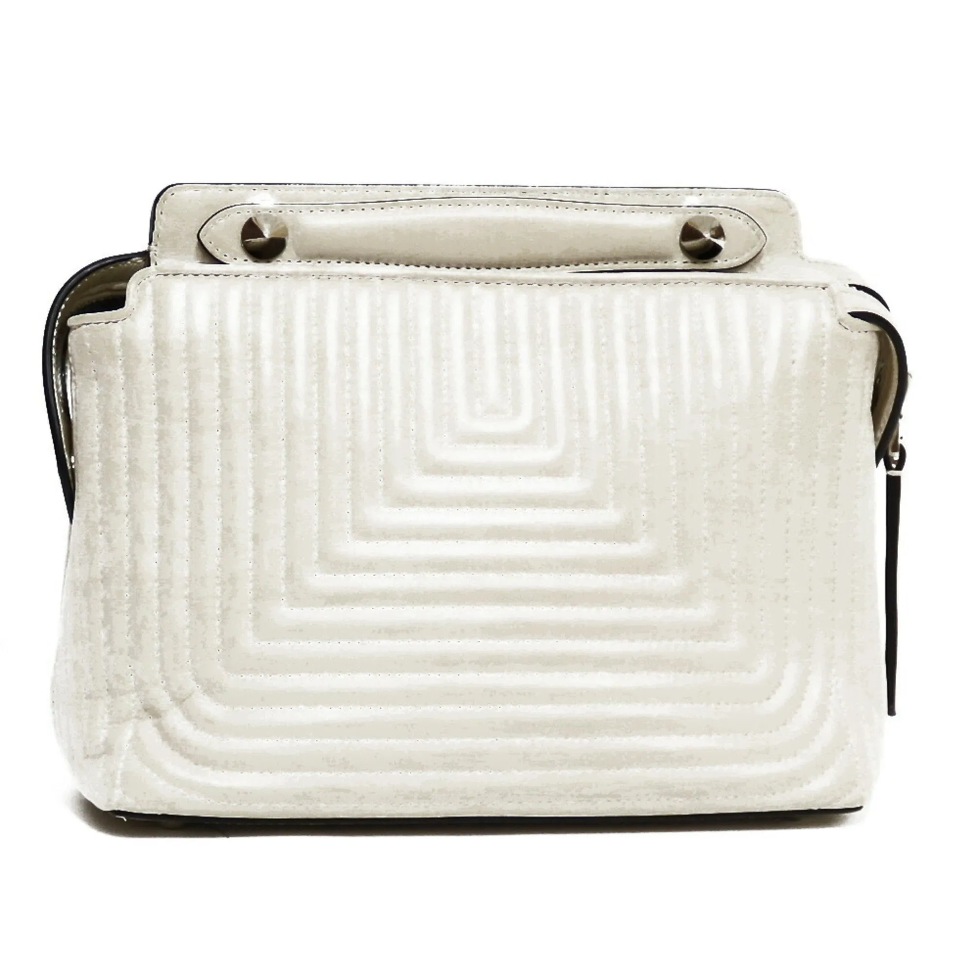 FENDI Shoulder Bag Dot Com Ivory White Ladies