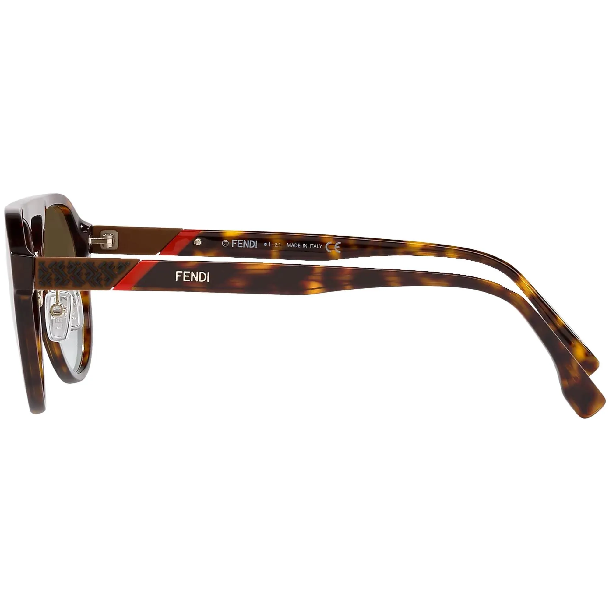 Fendi Women's Sunglasses - Gradient Lens Dark Tortoise Plastic Frame | FE40003U 52F