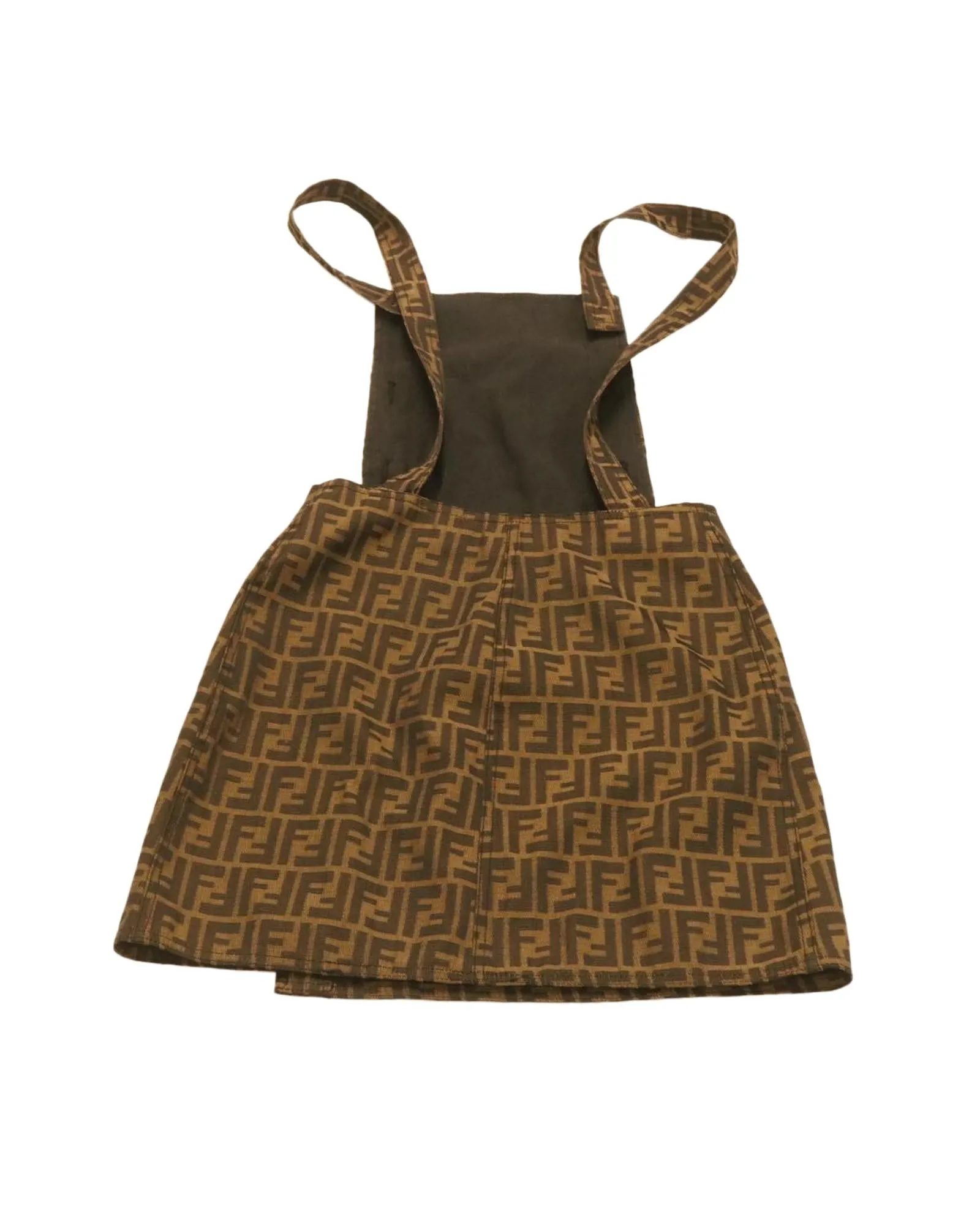 Fendi Zucca Canvas Skirt - Brown/Black