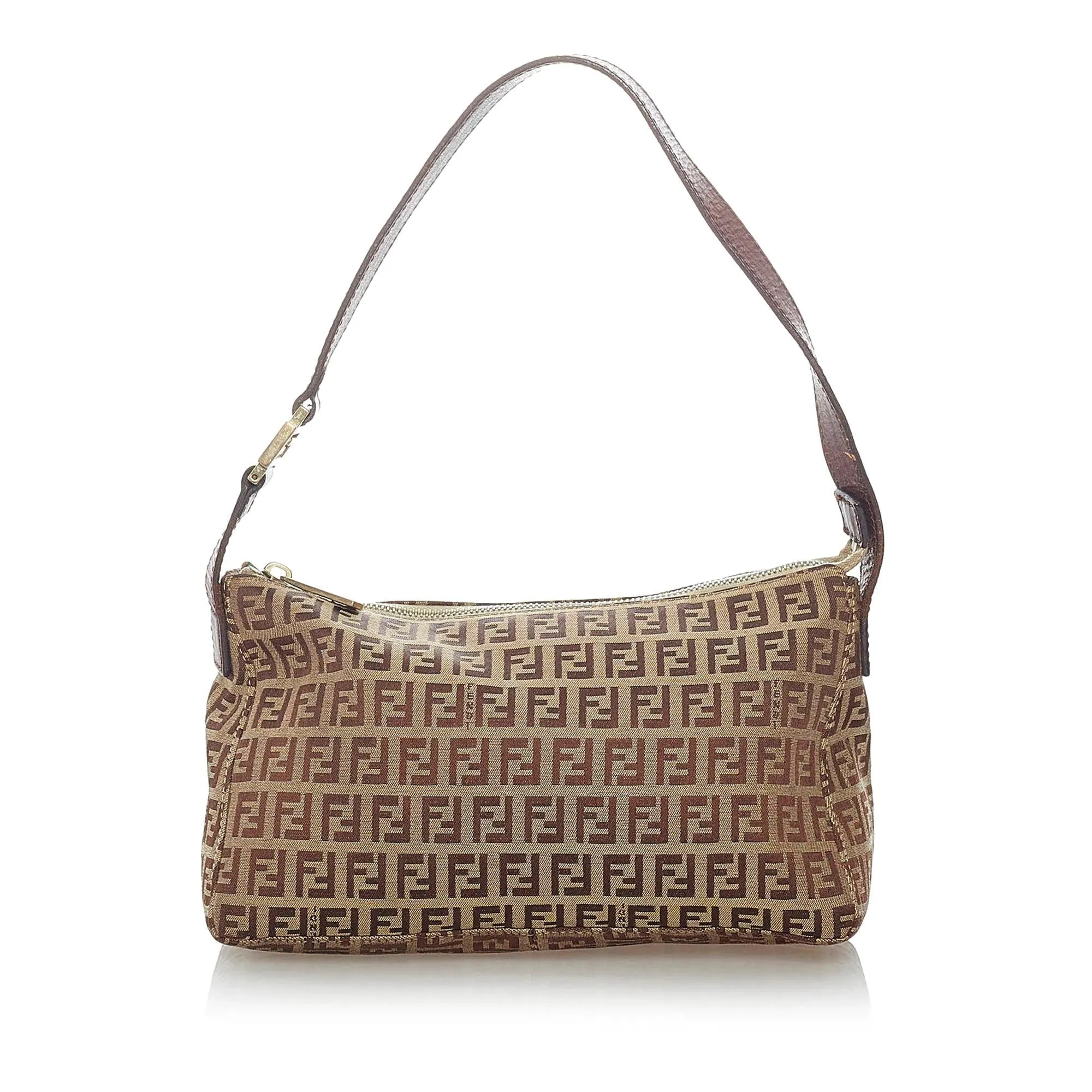 Fendi Zucchino Canvas Baguette (SHG-32056)