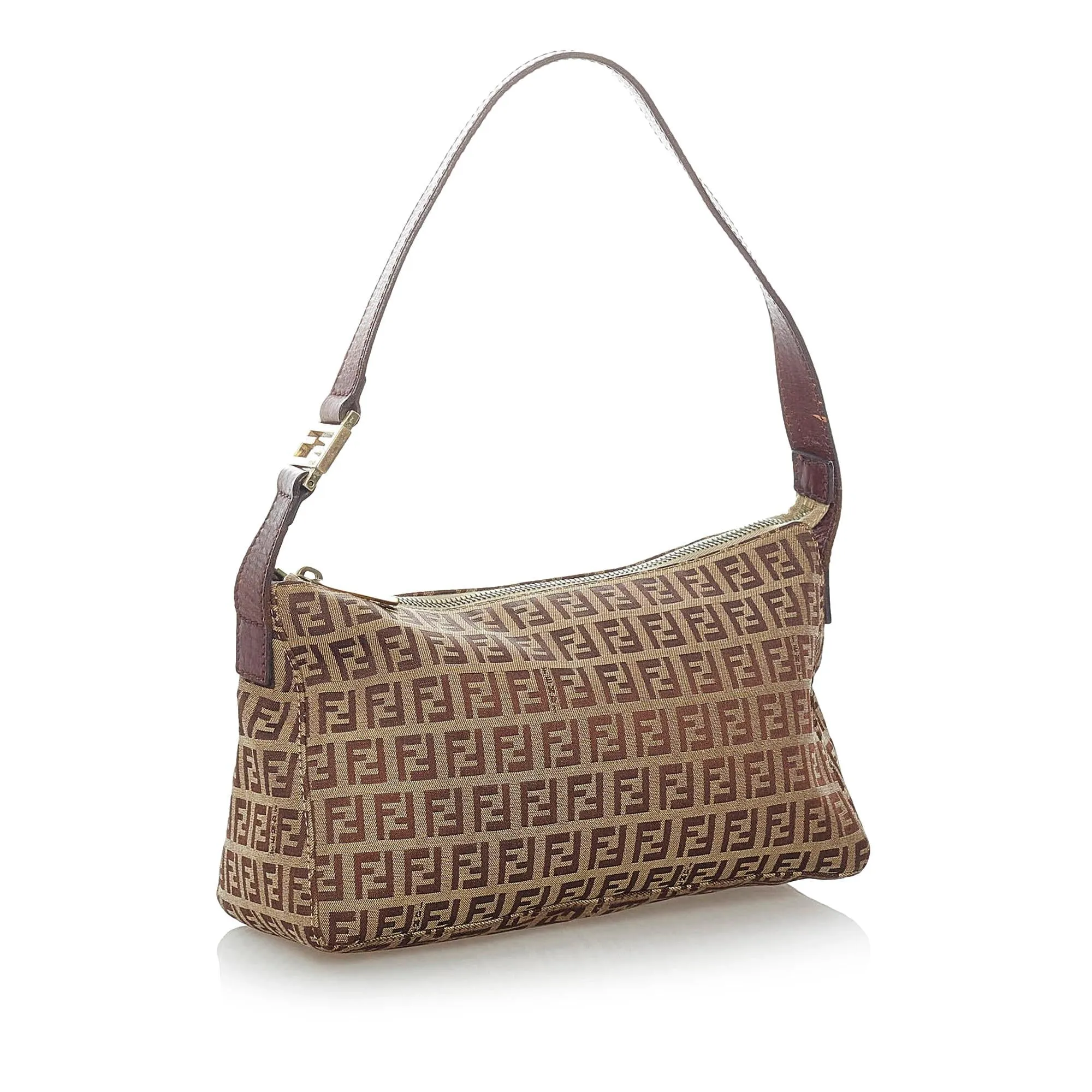 Fendi Zucchino Canvas Baguette (SHG-32056)