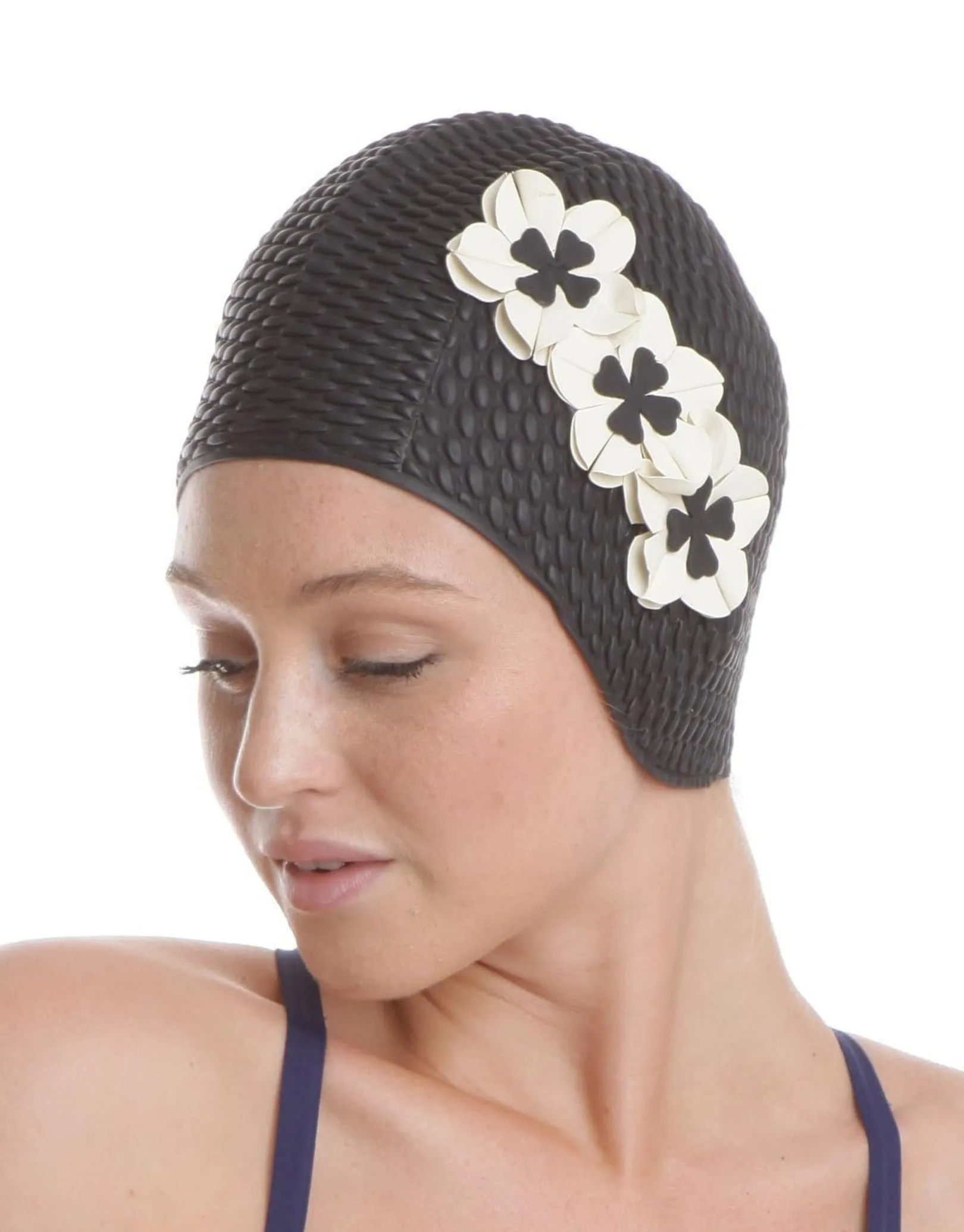 Flower Bubble Swim Cap