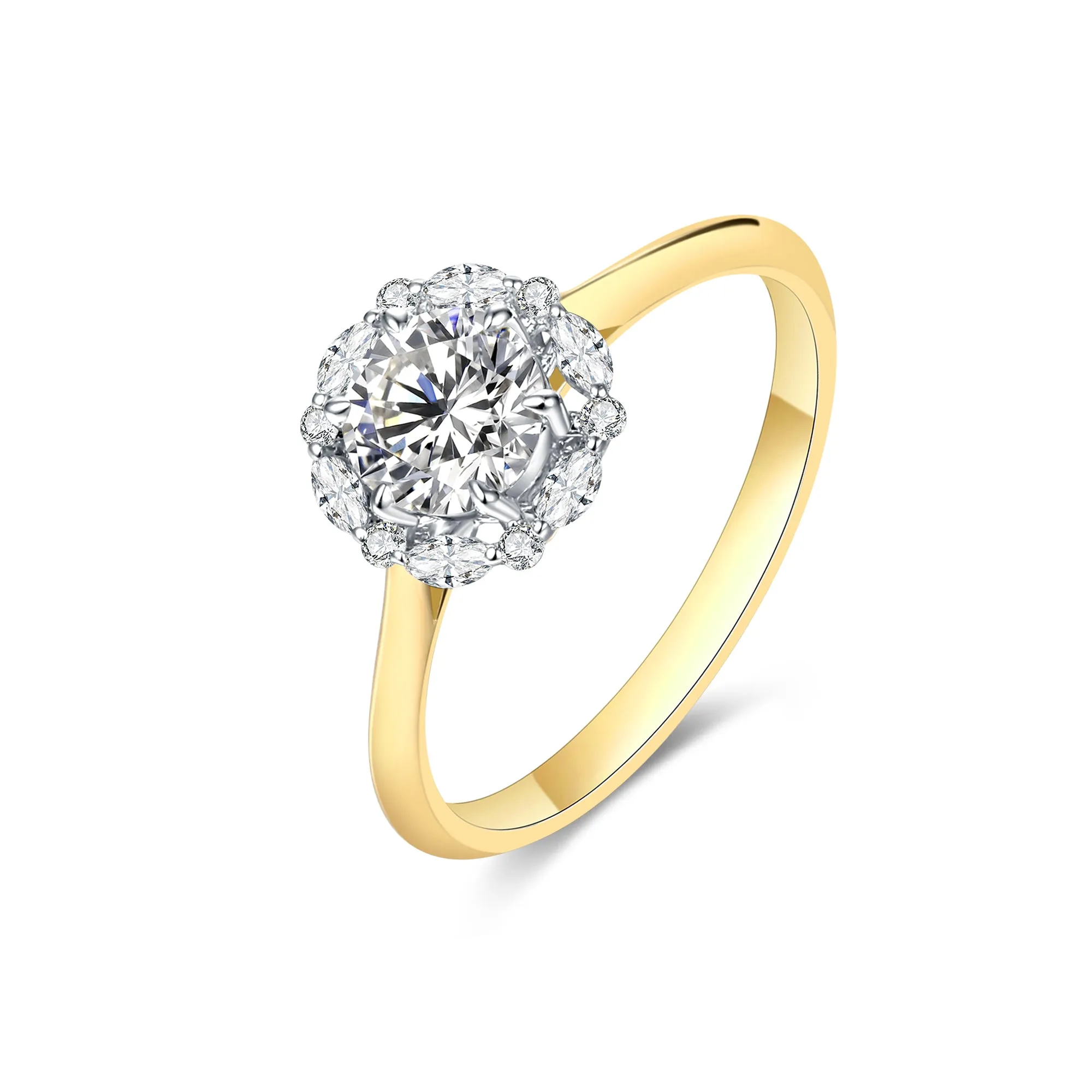 GIA Certified Round Diamond Ring