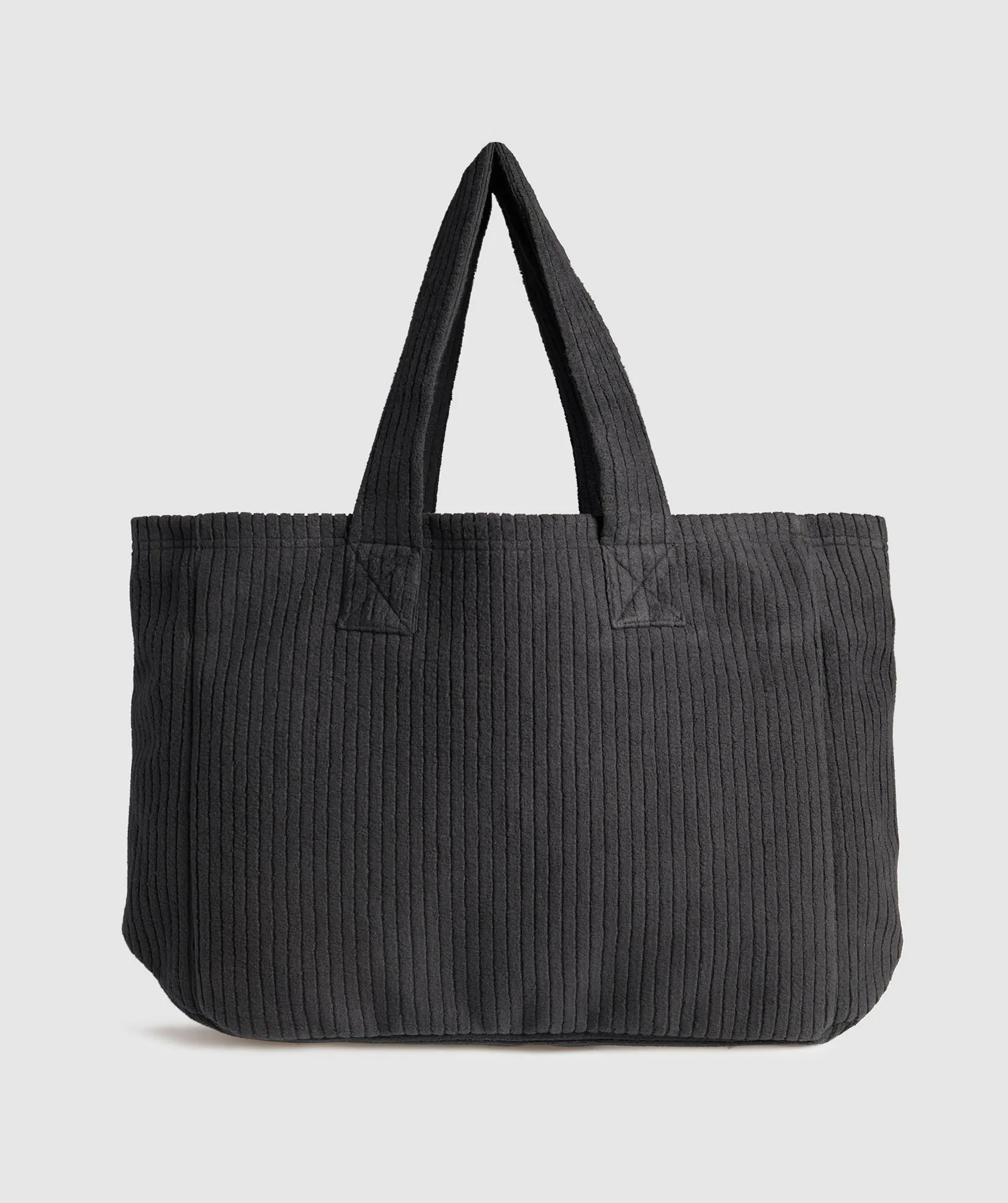 Gymshark Oversized Cord Tote Bag - Black