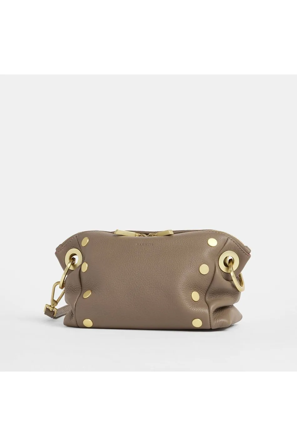 Hammitt Daniel Crossbody Clutch Small 17466 | Sculpted Taupe/Brushed Gold